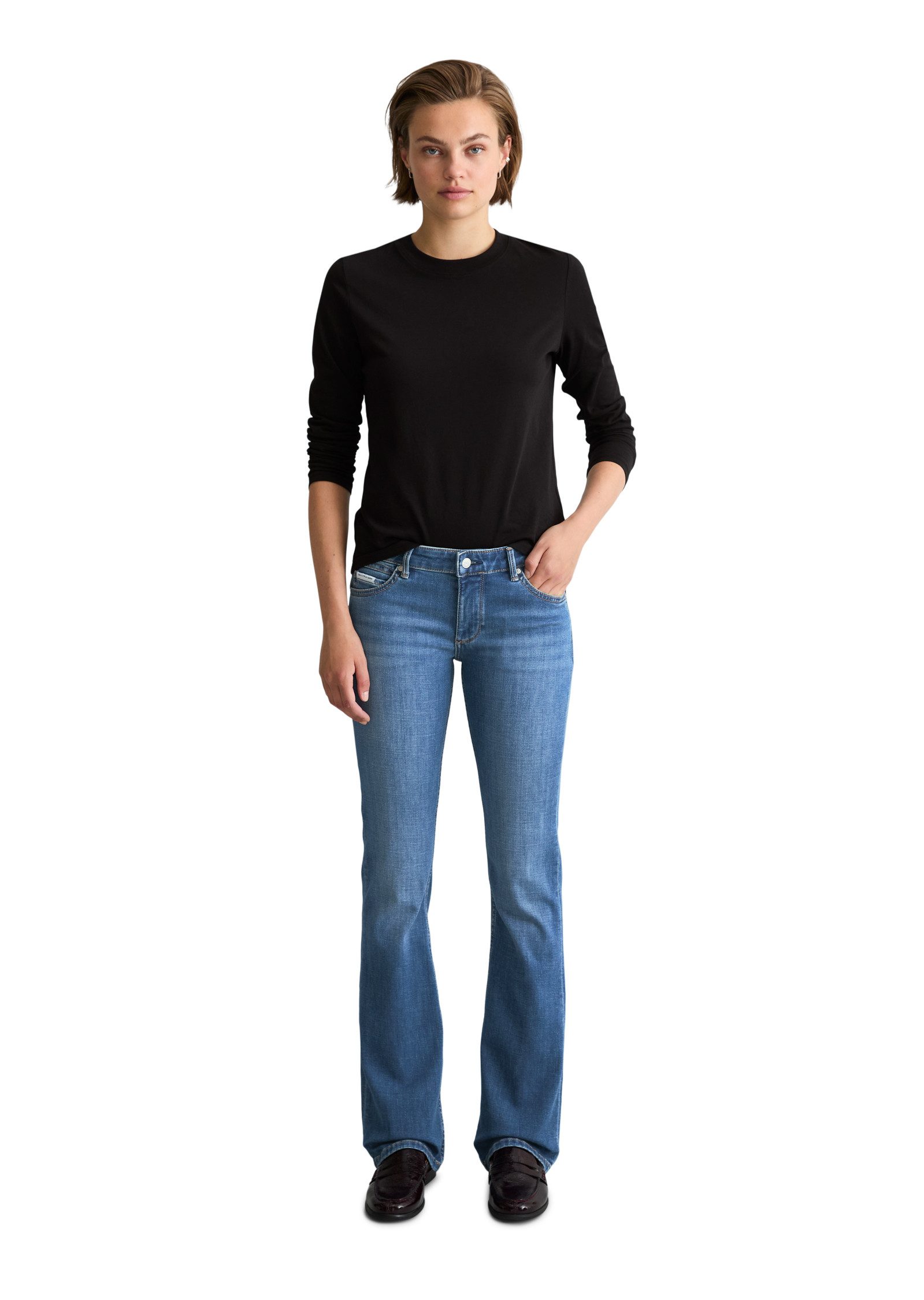 Marc O'Polo DENIM Bootcut-Jeans aus Bio-Baumwoll-Stretch – Bild 5 von 5