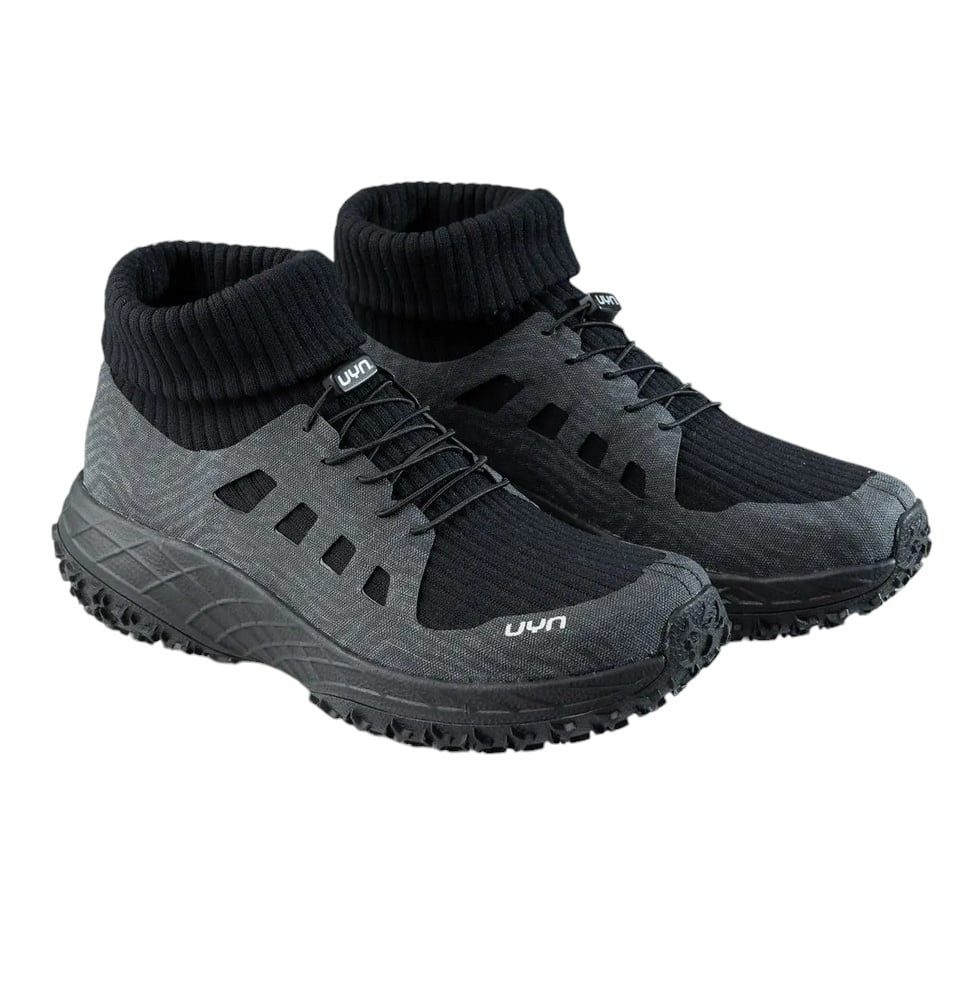 UYN Shetland (Trail, sockenartige Konstruktion, wasserdicht) schwarz Laufschuh