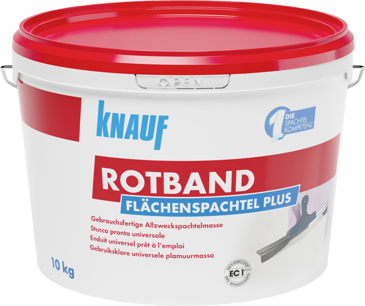 KNAUF Flächenspachtel Knauf Rotband Flächenspachtel Plus 10 kg