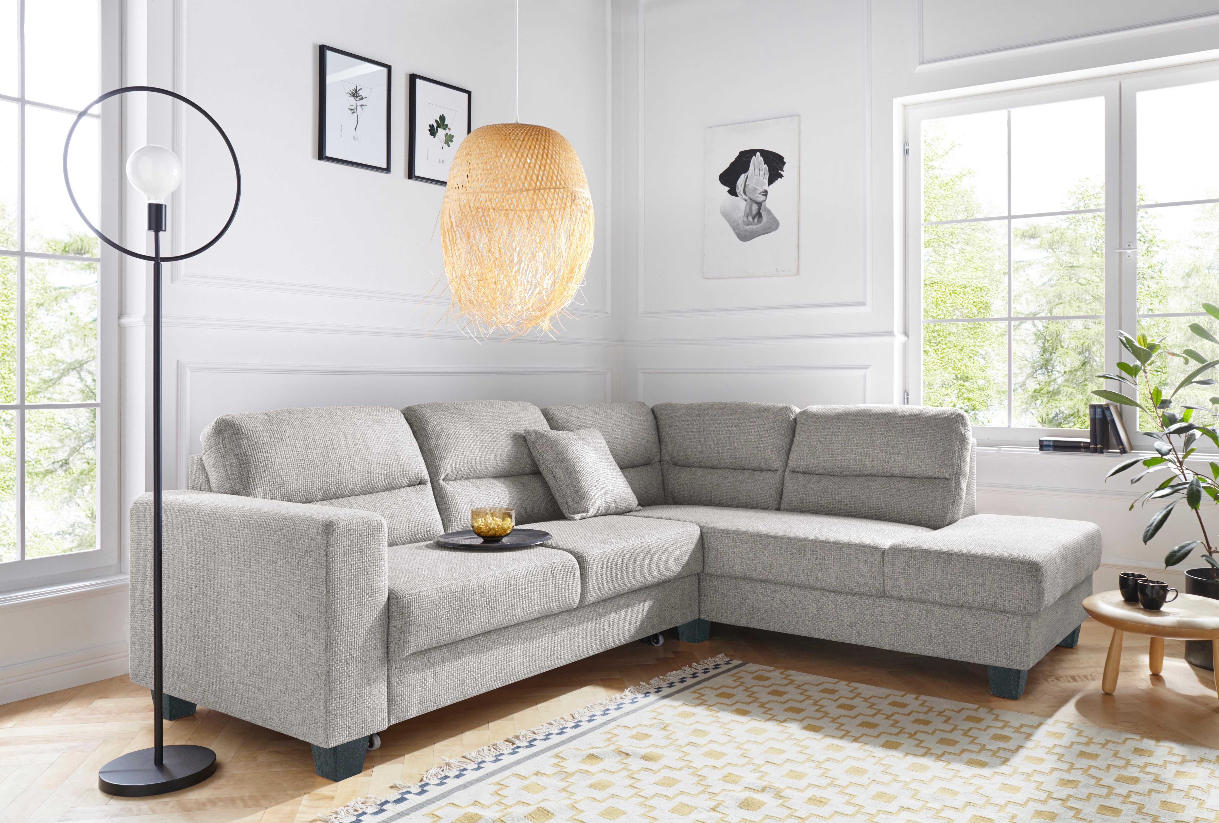 TRENDMANUFAKTUR Ecksofa Chamber, zeitlos und modern, günstig online kaufen