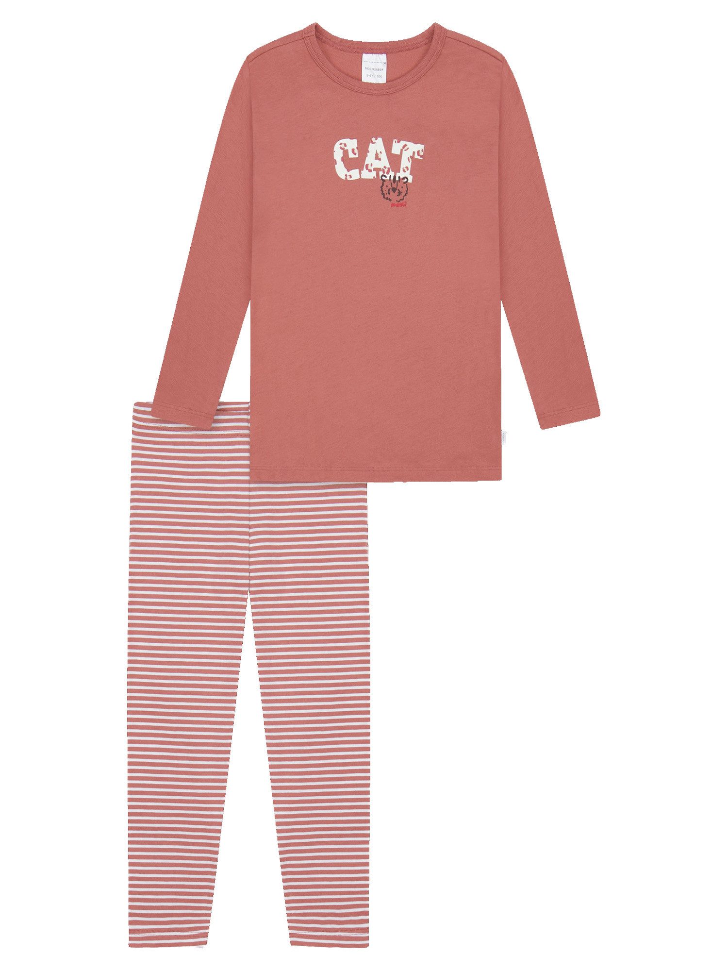 Schiesser Pyjama Nightwear 3 (2 tlg) schlafanzug schlafmode bequem