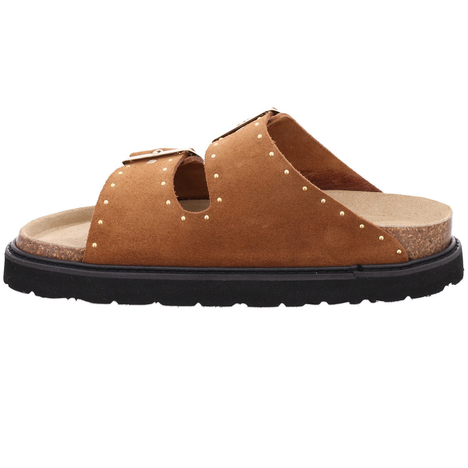 Rohde TROPEA Pantolette Sommerschuh, Strandschuh mit Plateau und Nieten