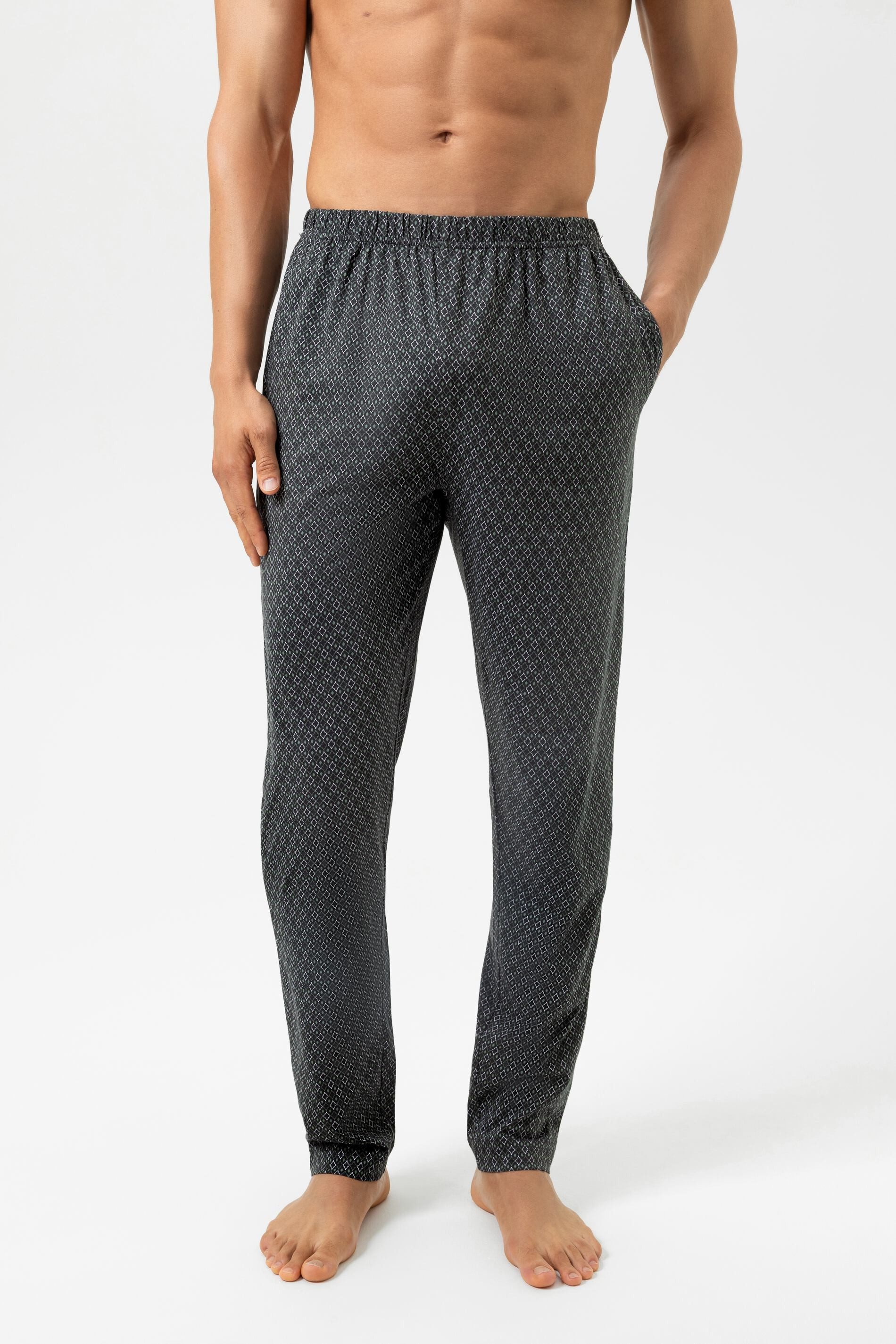 Mey Jefferson Herren-Homewear-Hose (Nachtwäsche) – Bequeme Baumwolle, Kordelzug, Gesäßtasche, Lässiger Schnitt