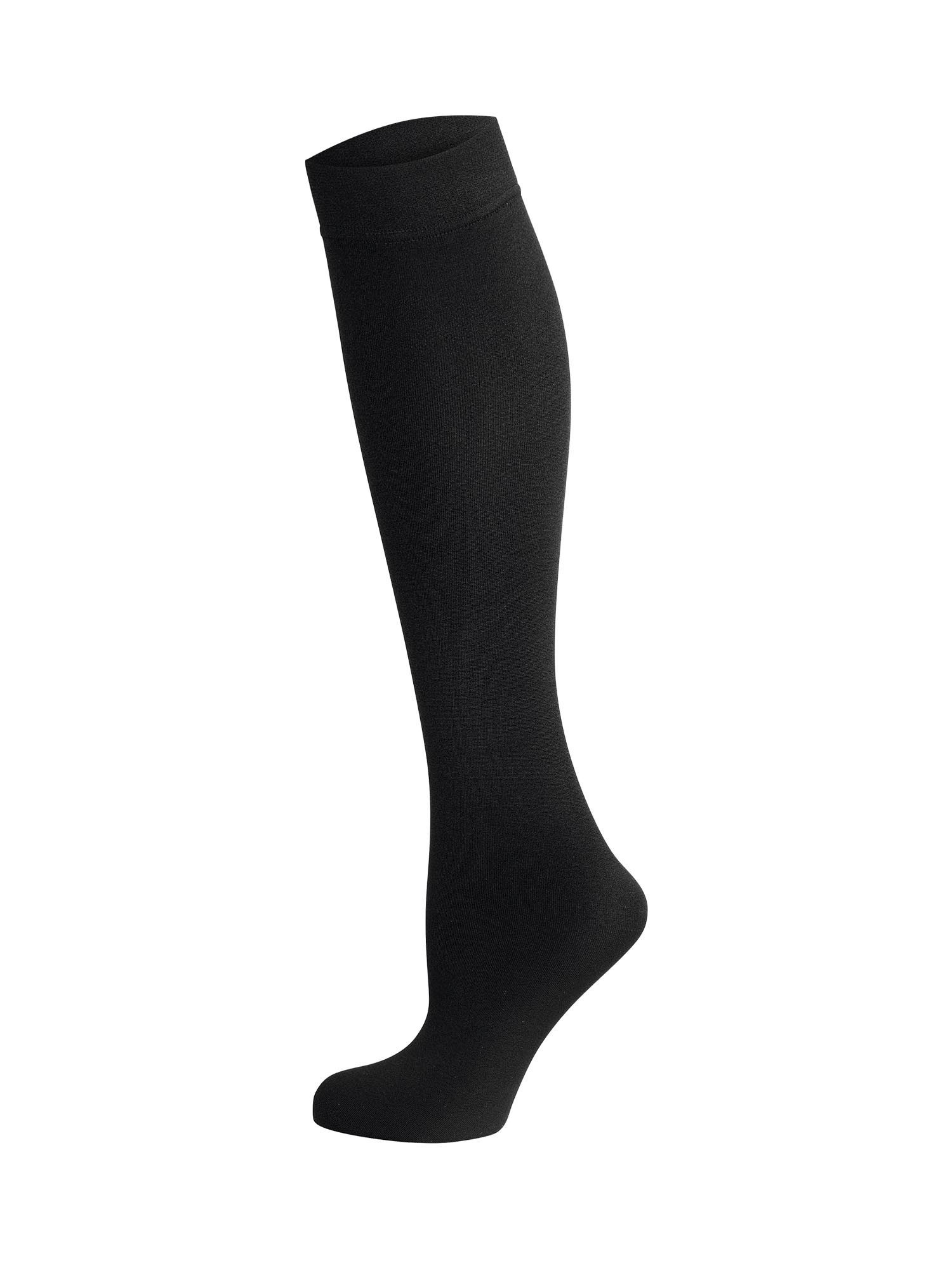 Nur Die Feinstrumpfhose Wohlig Warm Knie Thermo-Kniestrümpfe (2 St) Transparente Strumpfhose, Nylon Strumpfhose, Feine Tights