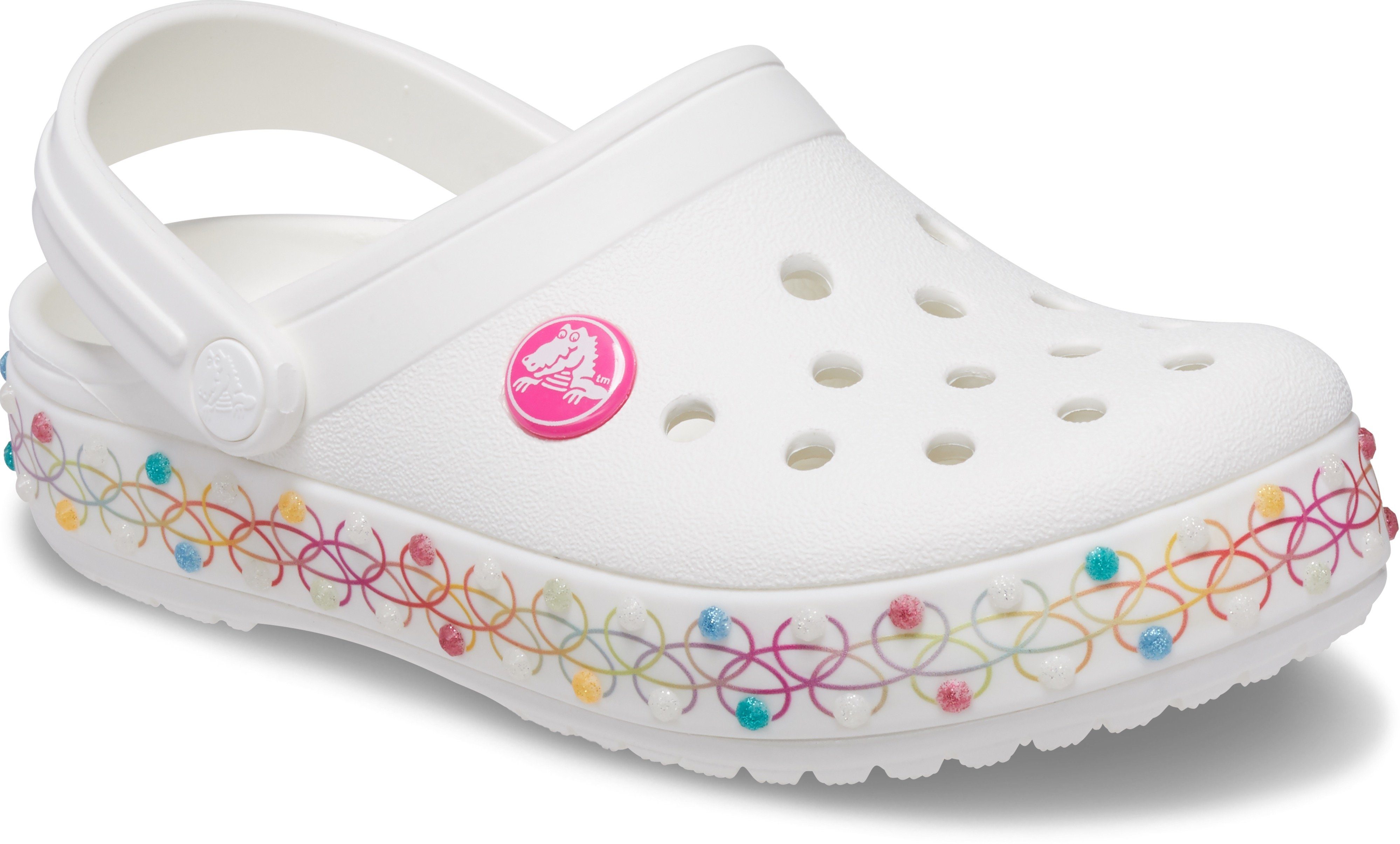 bunter mit Clog Stretch K Clog Crocs Verzierung Necklace Crocband