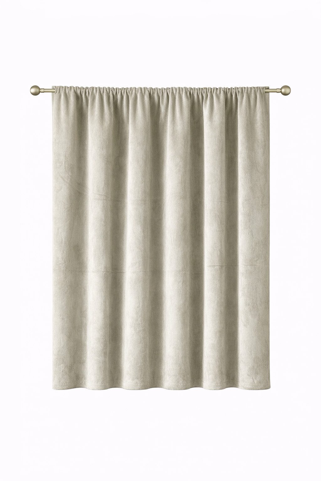 Stoffschmiede Gardine, Velour, Verdunkler, Kräuselband, verdunkelnd