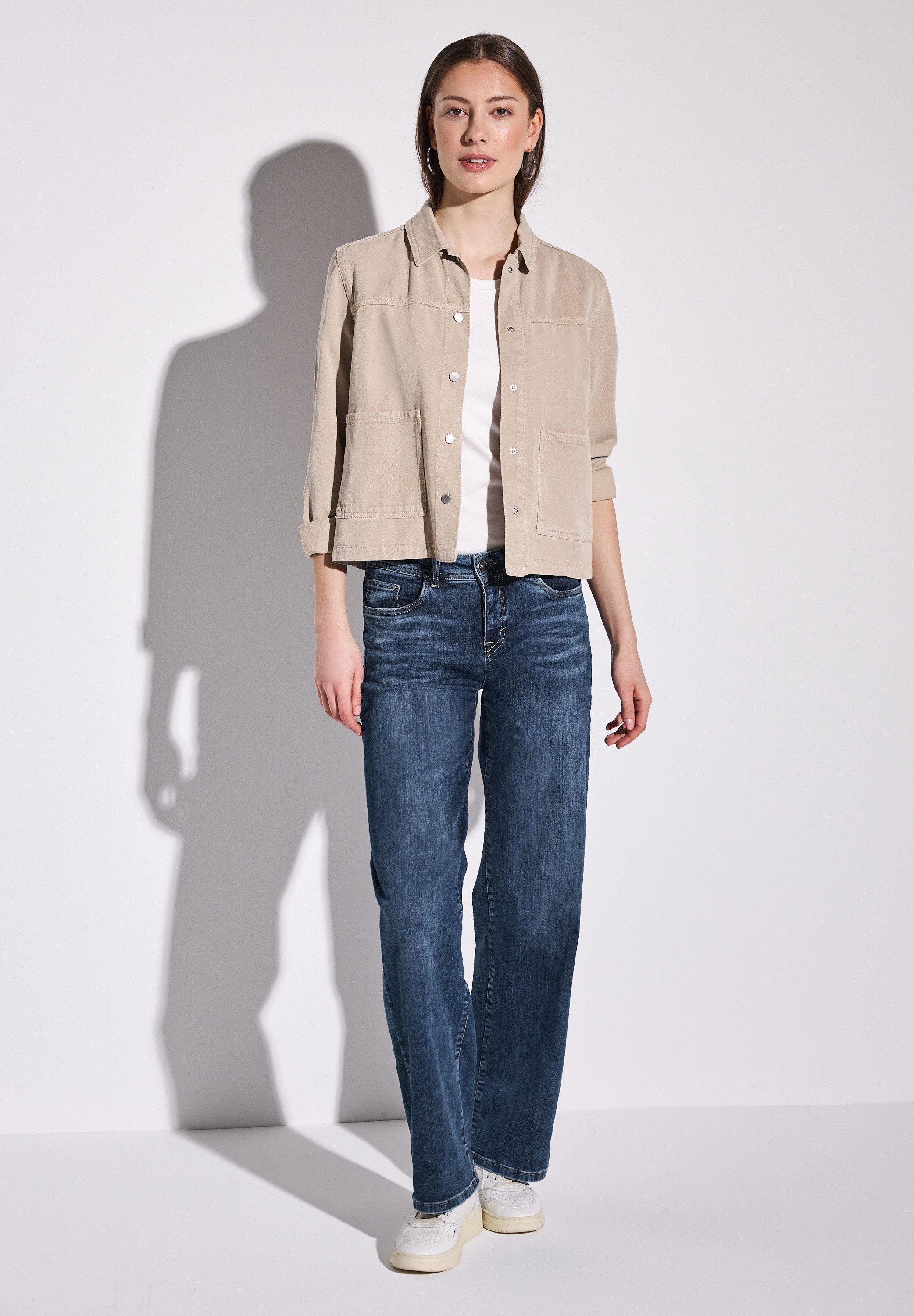 STREET ONE Loose-fit-Jeans Middle Waist