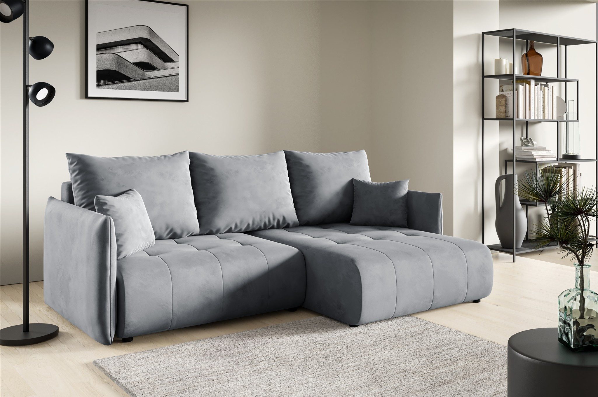 Fun Möbel Ecksofa Schlafsofa Sofa CANIO günstig online kaufen