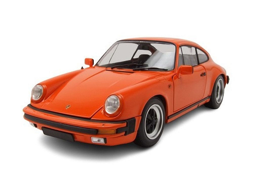 Modellauto Porsche 911 Carrera Coupe 3.2 1983 orange