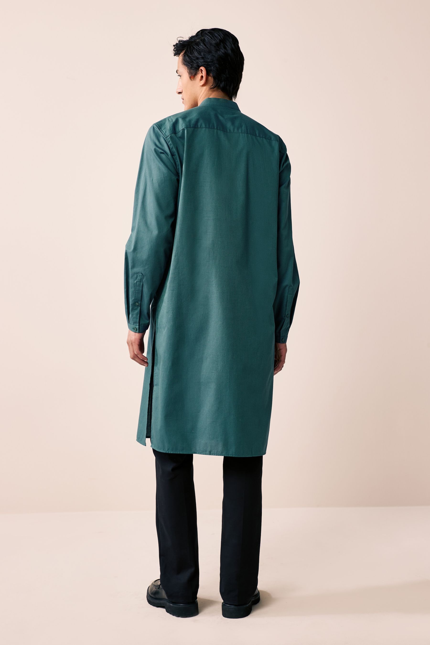 Next Businesshemd Signature Kurta mit Struktur aus 100 % Baumwolle (1-tlg) günstig online kaufen
