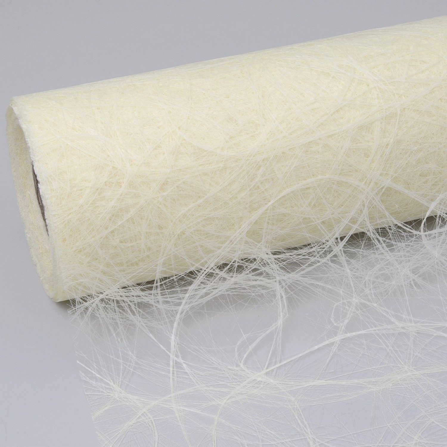 Deko AS Tischläufer Sizoweb Tischläufer - creme - 30cm - 5m - 64 012-R (1-tlg, 1 Rolle Tischläufer), Strapazierfähig
