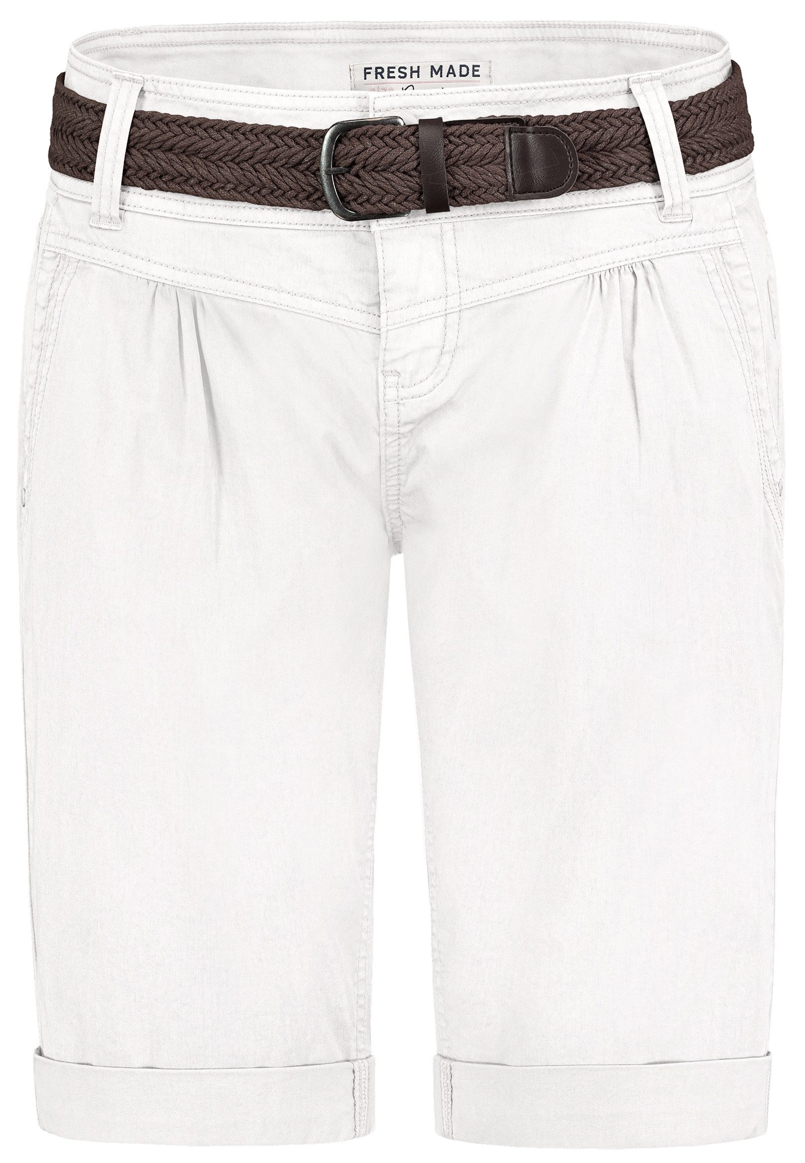 Fresh Made Bermudas Sommerliche mit geflochtenem günstig online kaufen