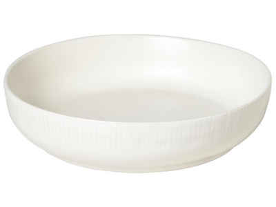 Broste Copenhagen Schale SANDVIG soft white Schale 19 cm, Porzellan, (Schale)