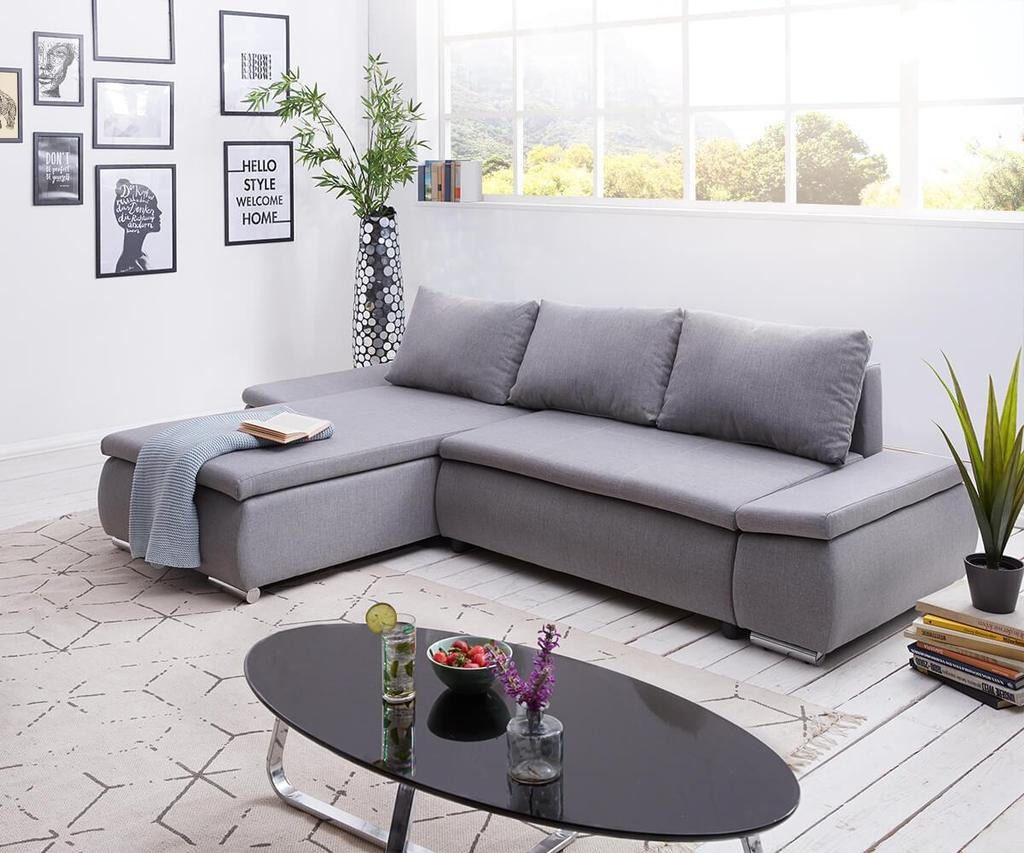Xlmoebel Ecksofa Schlafsofa mit Schlaffunktion L-Form modernem Design Stoff, Hergestellt in Europa