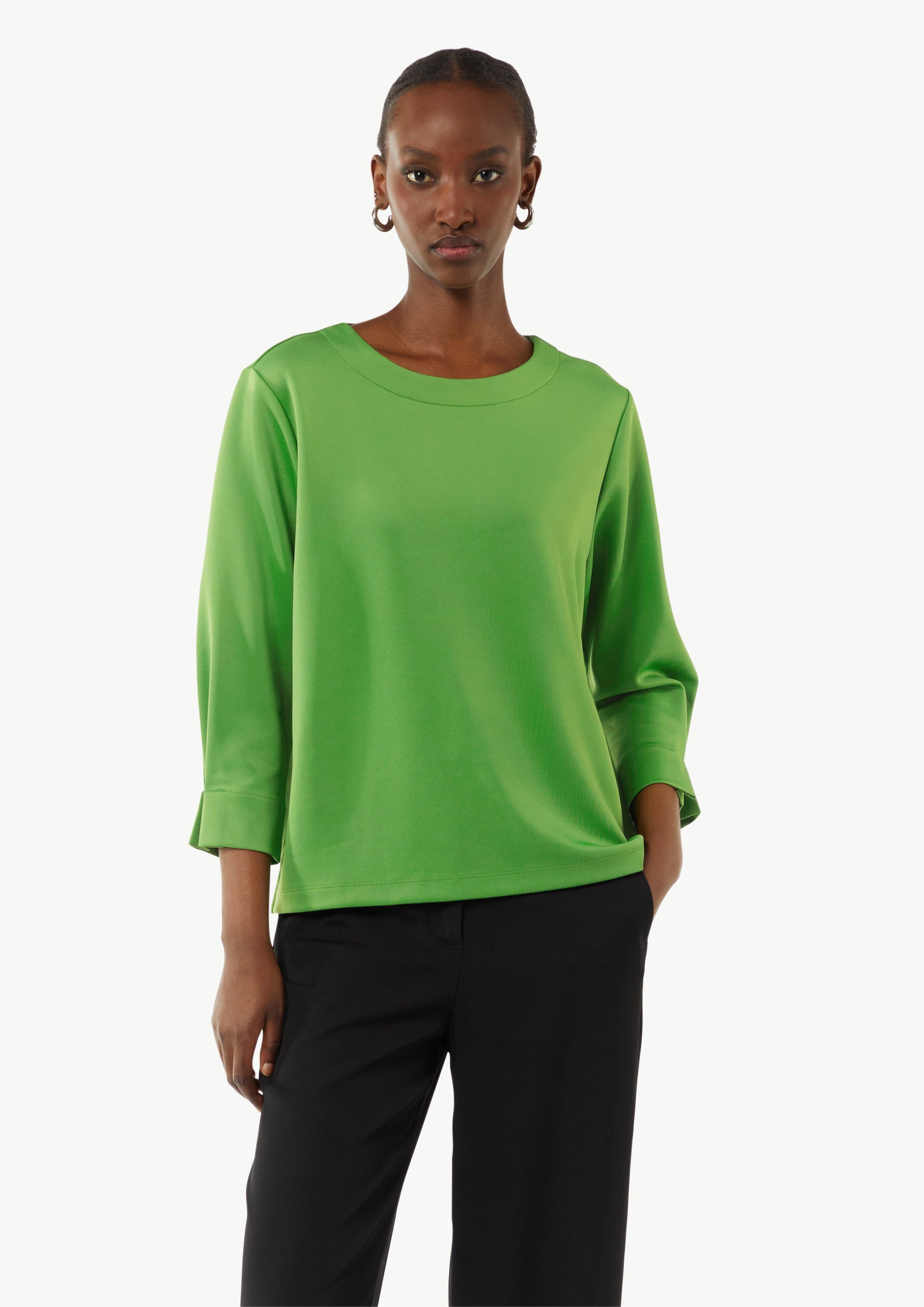 Sweatshirt Weiches Sweatshirt mit Faltendetail am Ärmel
