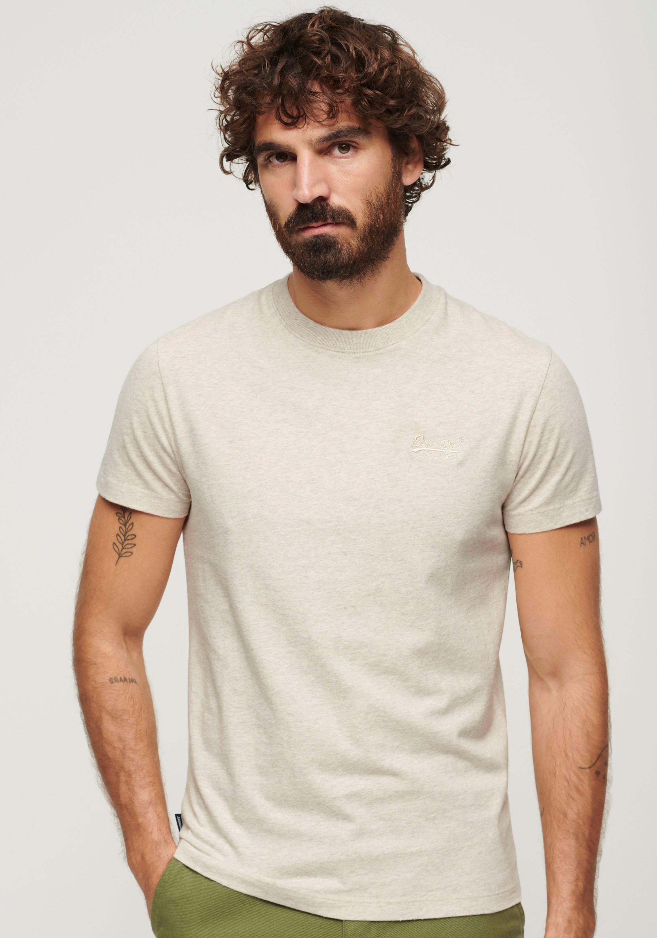 Superdry Rundhalsshirt ESSENTIAL LOGO EMB TEE günstig online kaufen