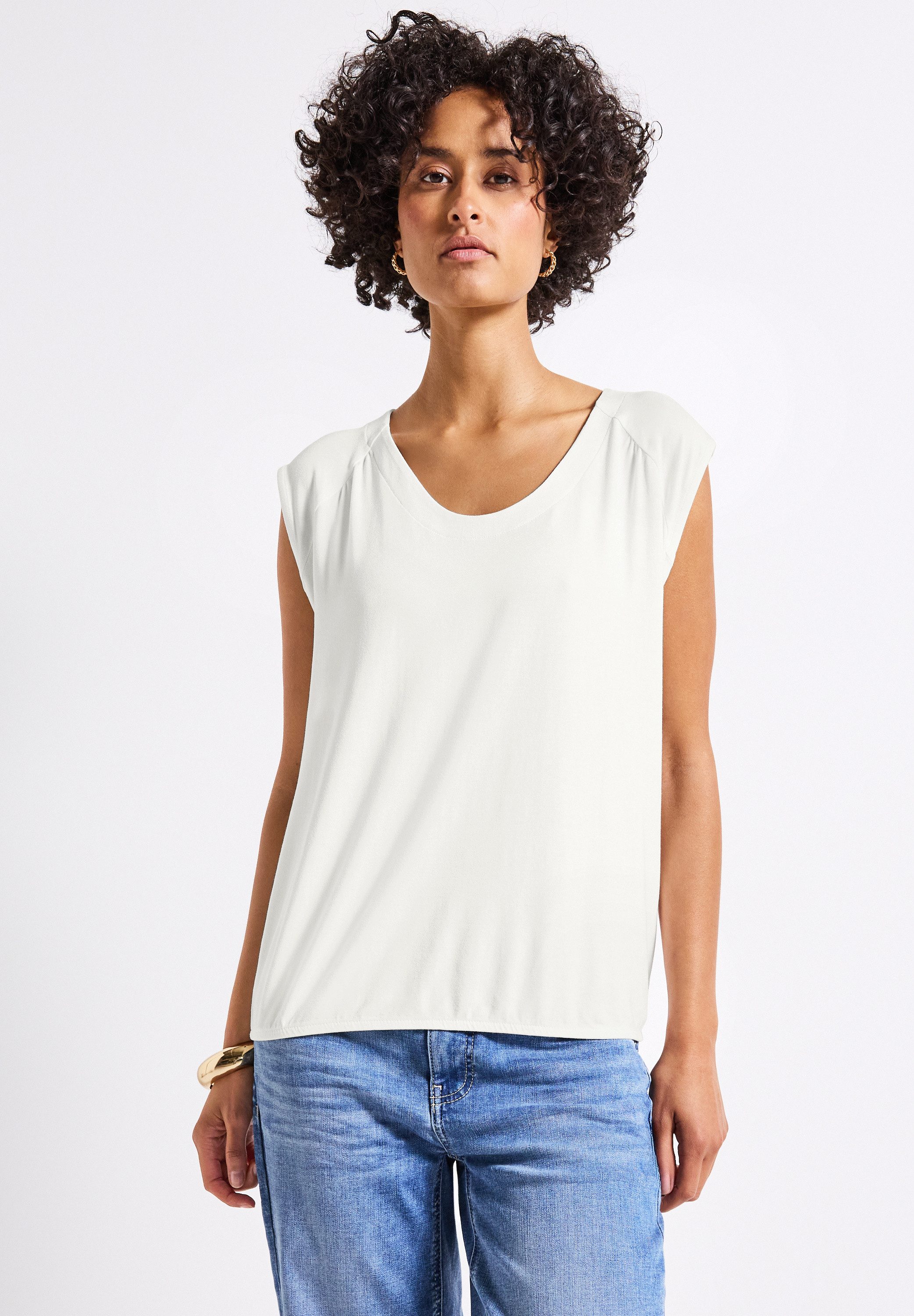 STREET ONE Tanktop, aus Jersey in Unifarbe günstig online kaufen