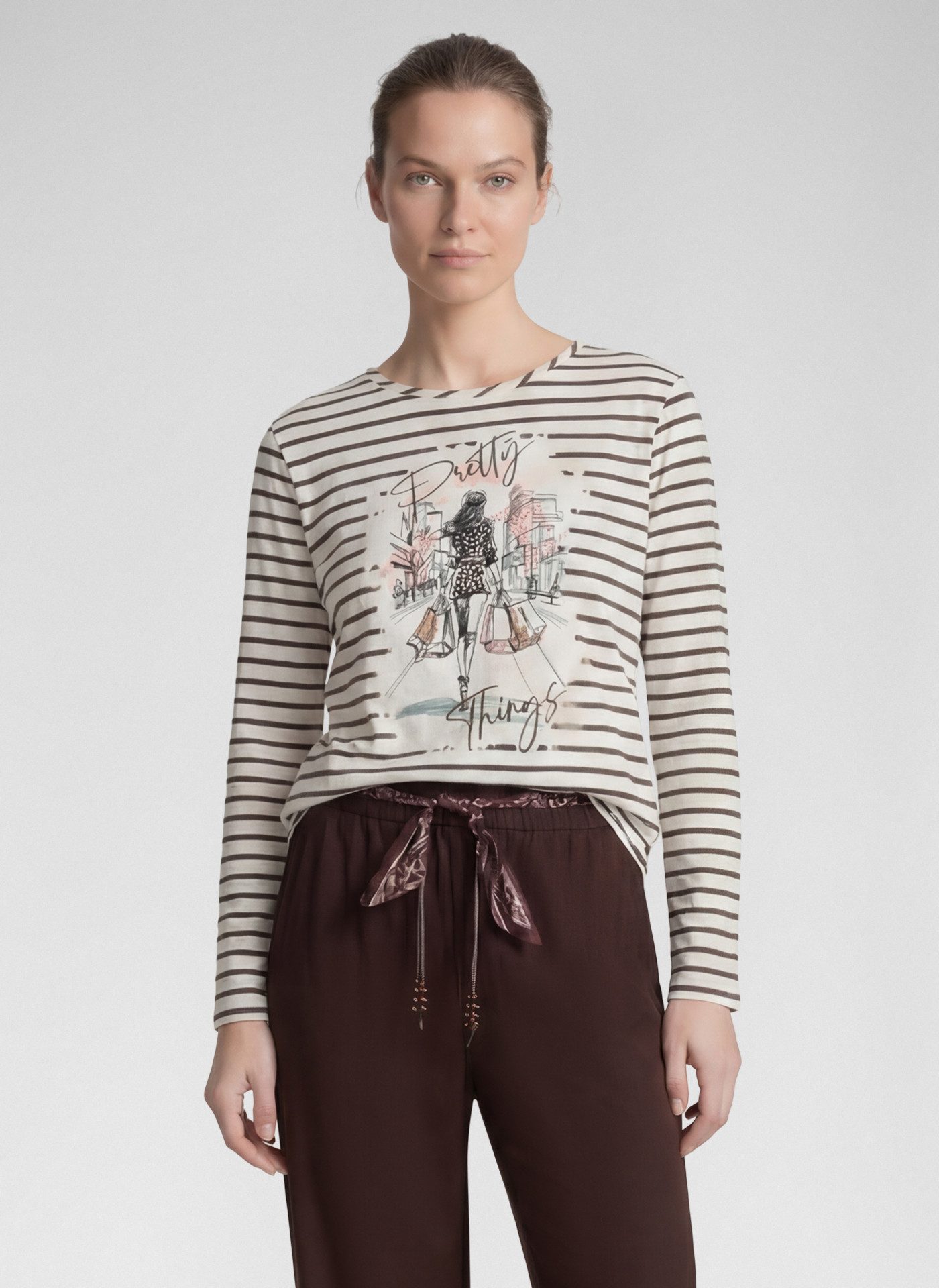 Rabe 3/4-Arm-Shirt mit Print