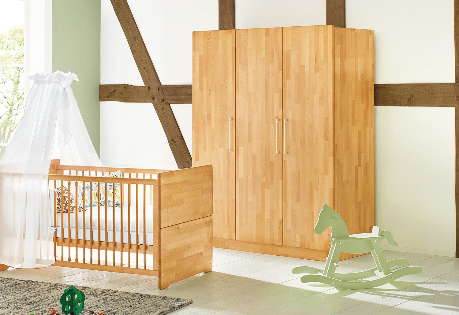 Pinolino® Kinderkleiderschrank Kleiderschrank 'Natura' groß
