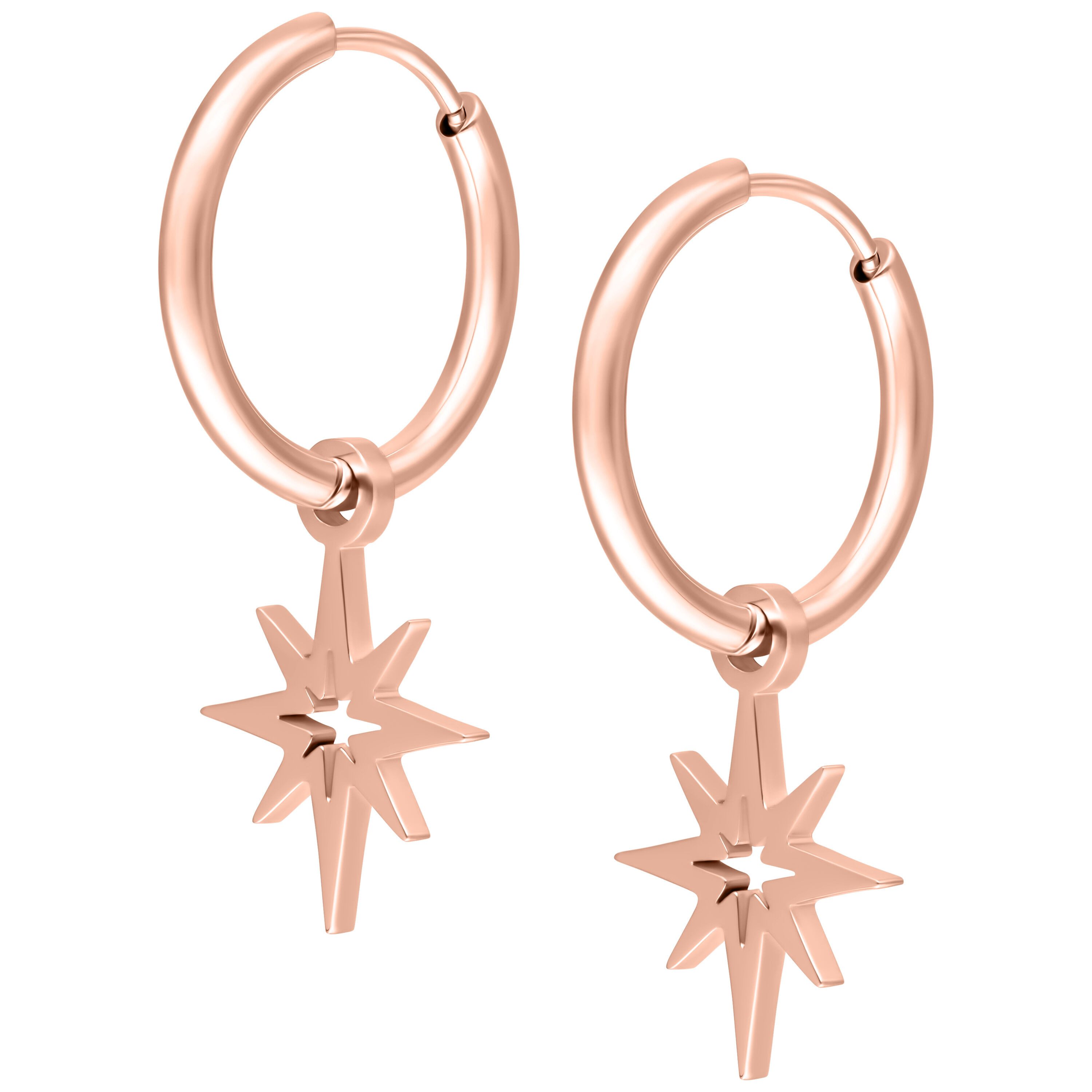 Paar Ohrhänger Little Polar Star Hoops
