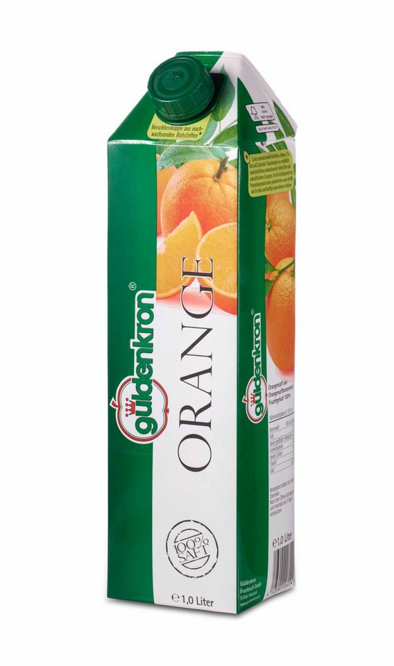 Joyce Saft, Güldenkron Orange Fruchtsaft Getränk Schraubverschluss 1000ml