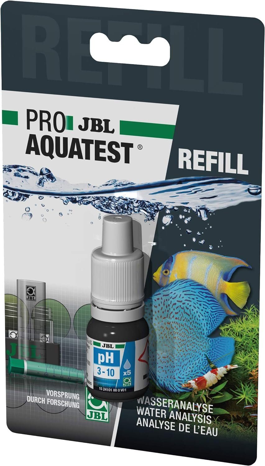 Aquarium-Wassertest JBL PROAQUATEST pH 3.0 -10.0 Nachfüllflasche für JBLTestkoffer
