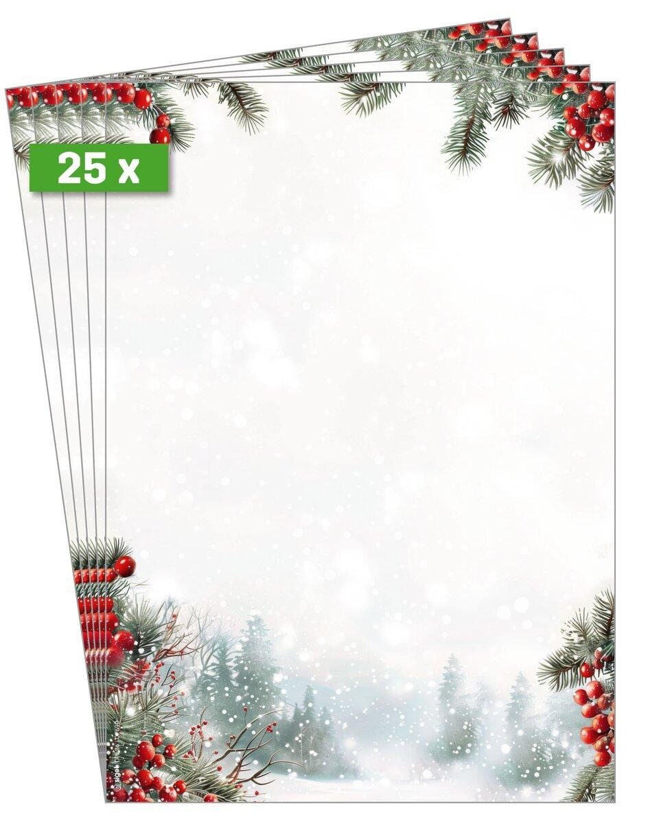 Sigel Briefpapier SIGEL Weihnachtsbriefpapier Scandinavian Snow