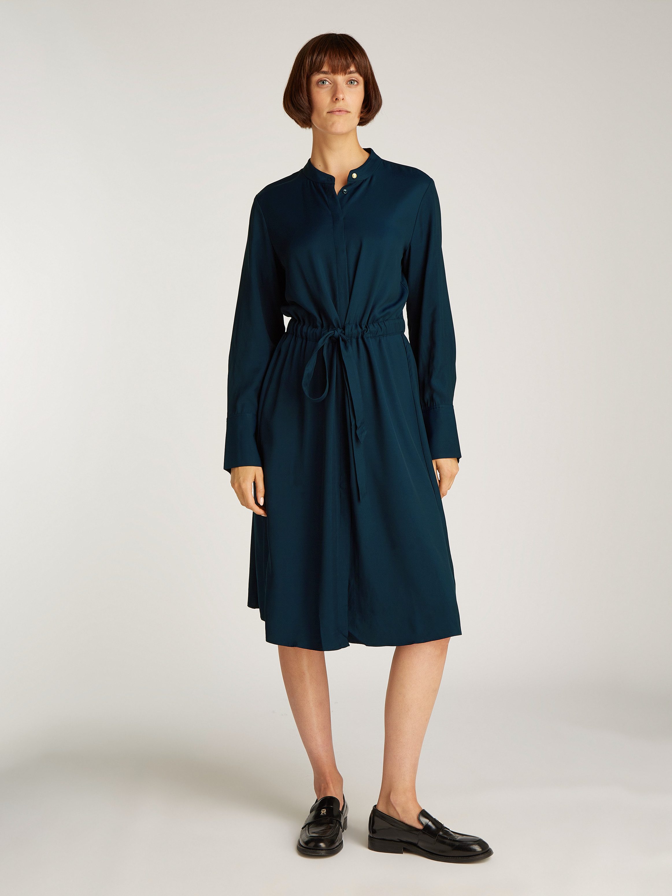 Tommy Hilfiger Blusenkleid SOFT VIS COLARLESS günstig online kaufen