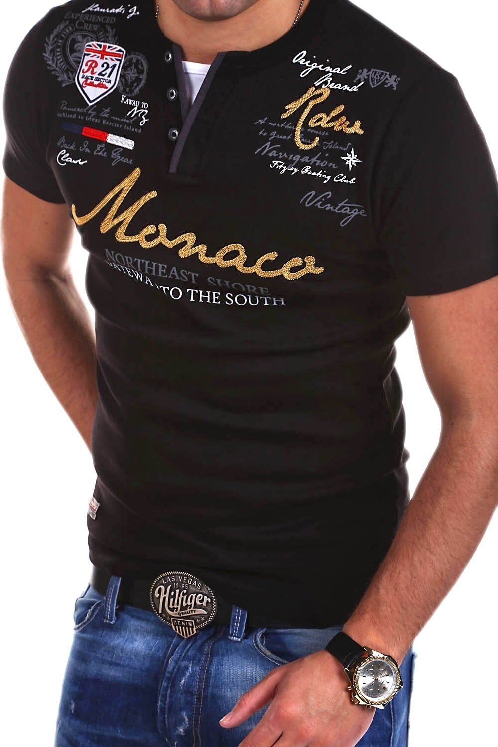 behype T-Shirt MONACO in modernem Design