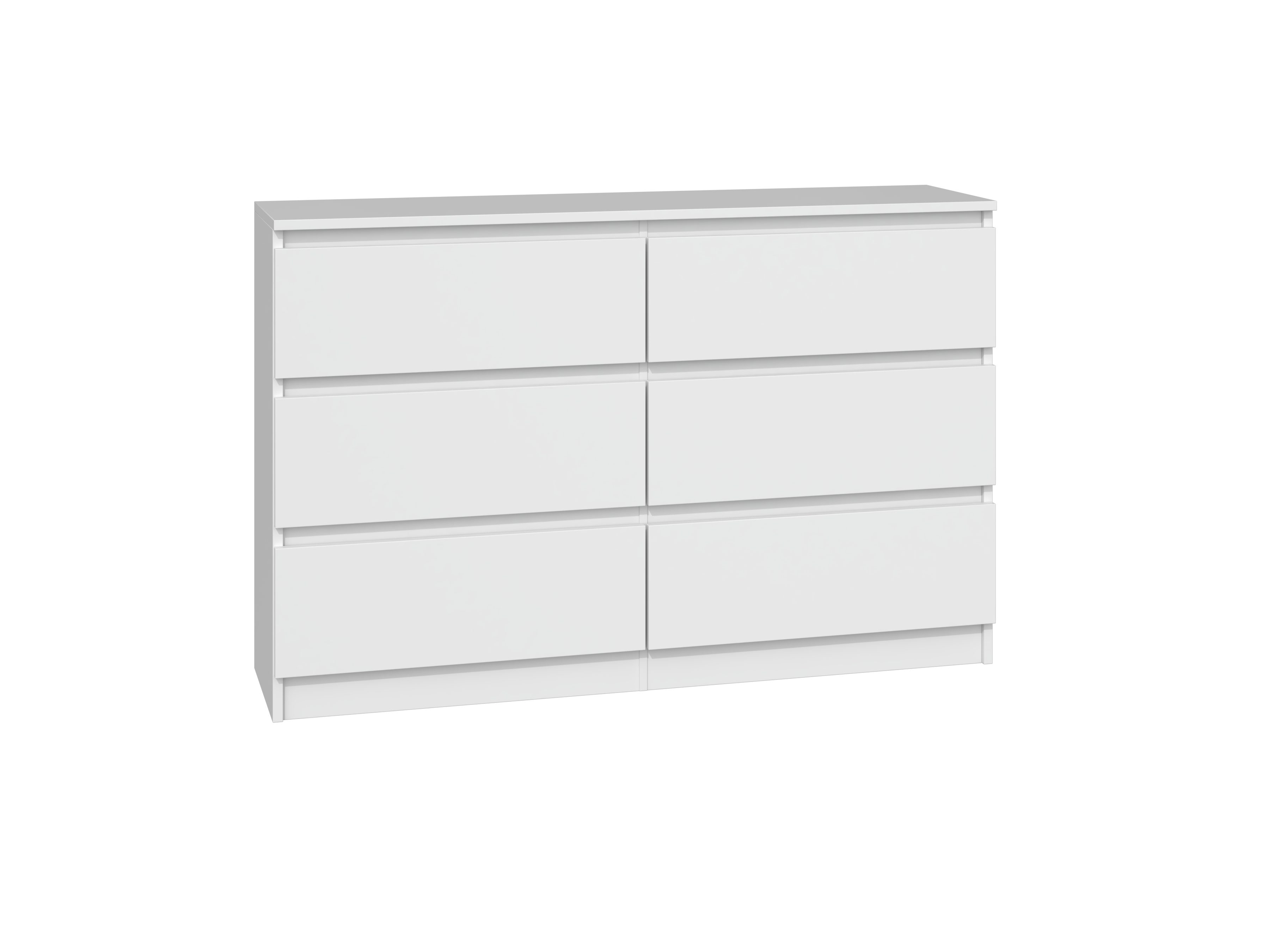 Raumhirsch Furniture Kommode Sideboard 120 cm breit (Maße 30 x 120 x 75 cm, 6 Schubladen), verschiedene Farben