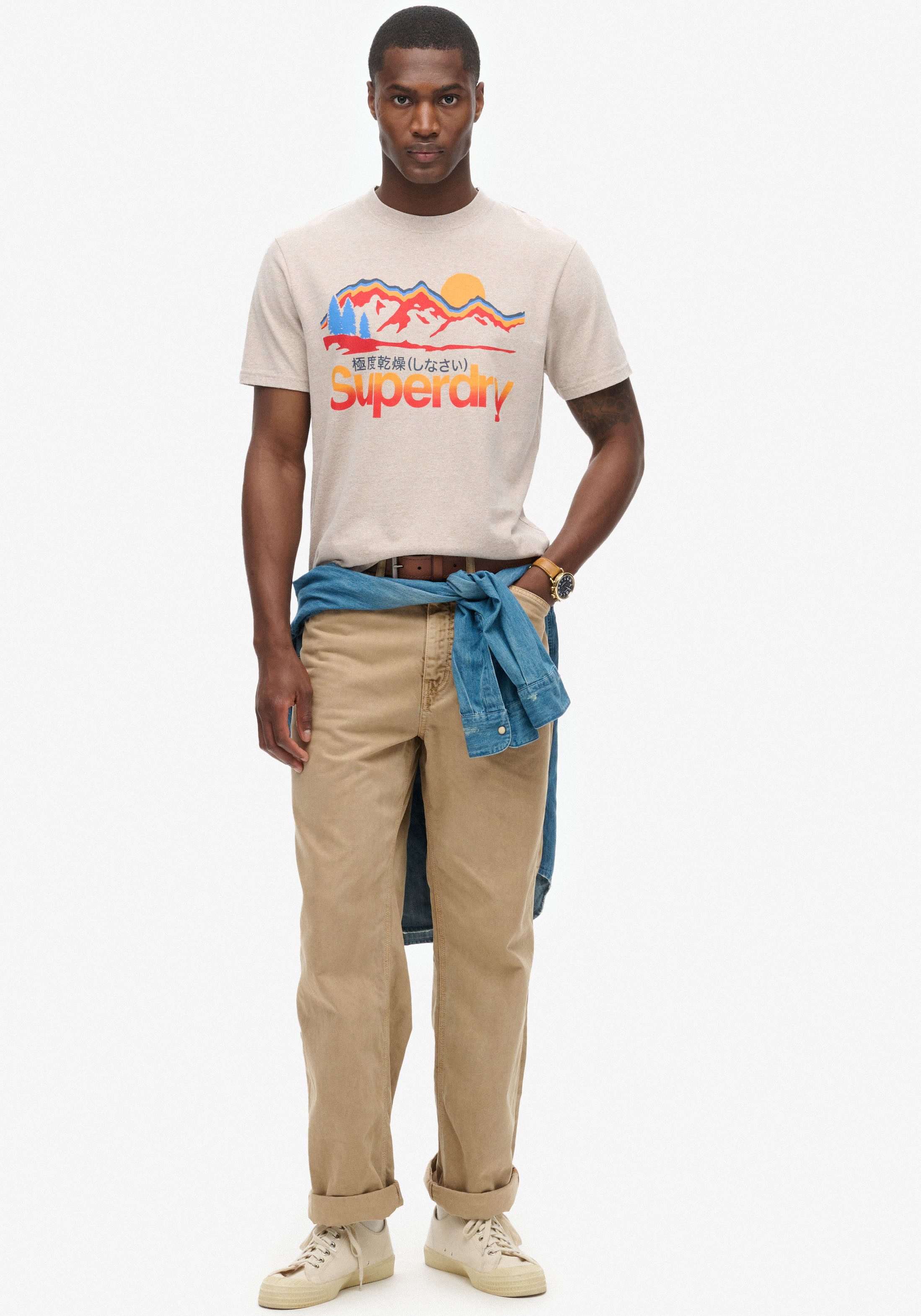 Superdry Rundhalsshirt CL GREAT OUTDOORS GRAPHIC günstig online kaufen