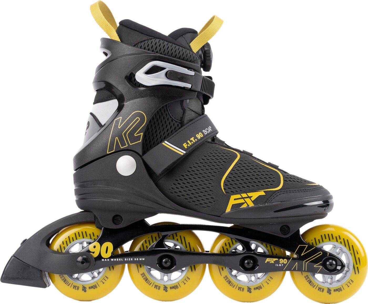 Inlineskates F.I.T. 90 BOA gray_mustard GRAY_MUSTARD