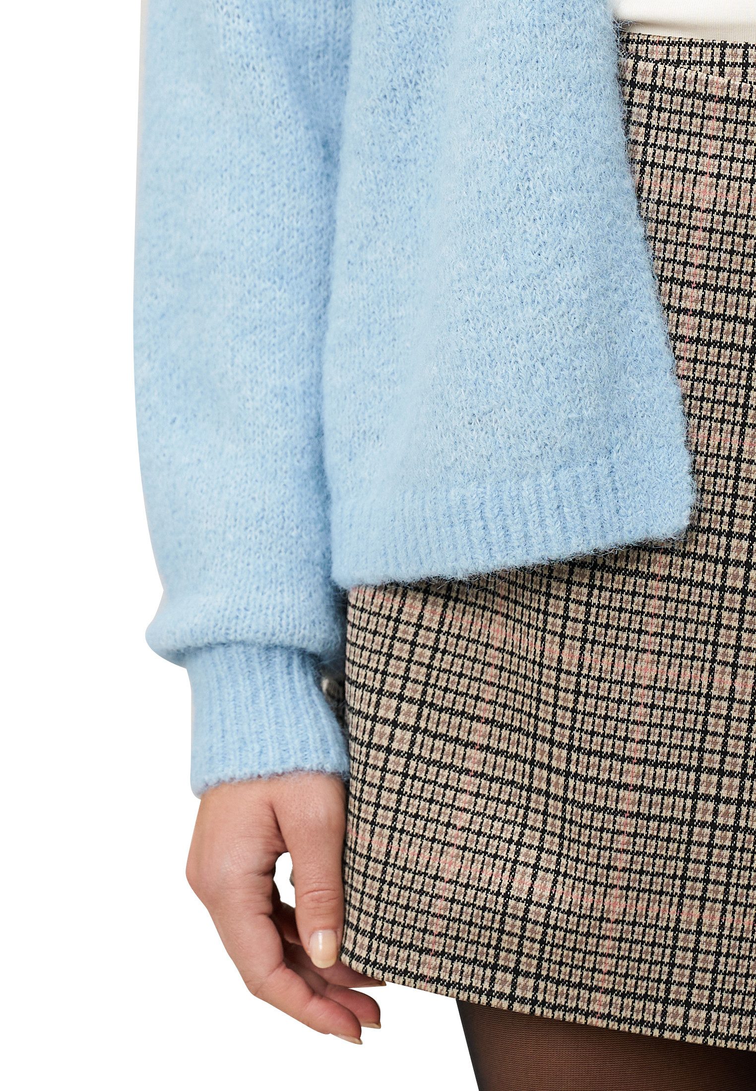 Zero Strickjacke Damen offener Style (1-tlg)