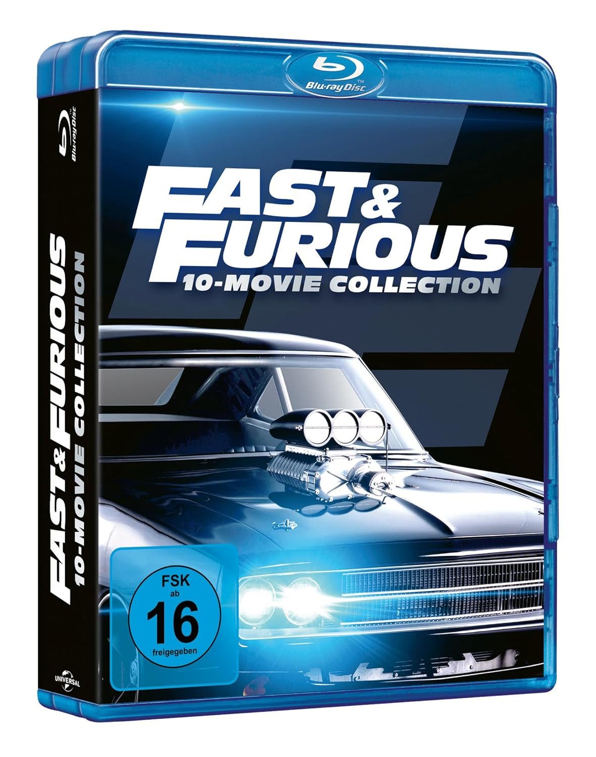 Universal Pictures Blu-ray Fast & Furious - 10-Movie Collection BluRay, (Box-Set, 10-St), Inkl. Bonusmaterial