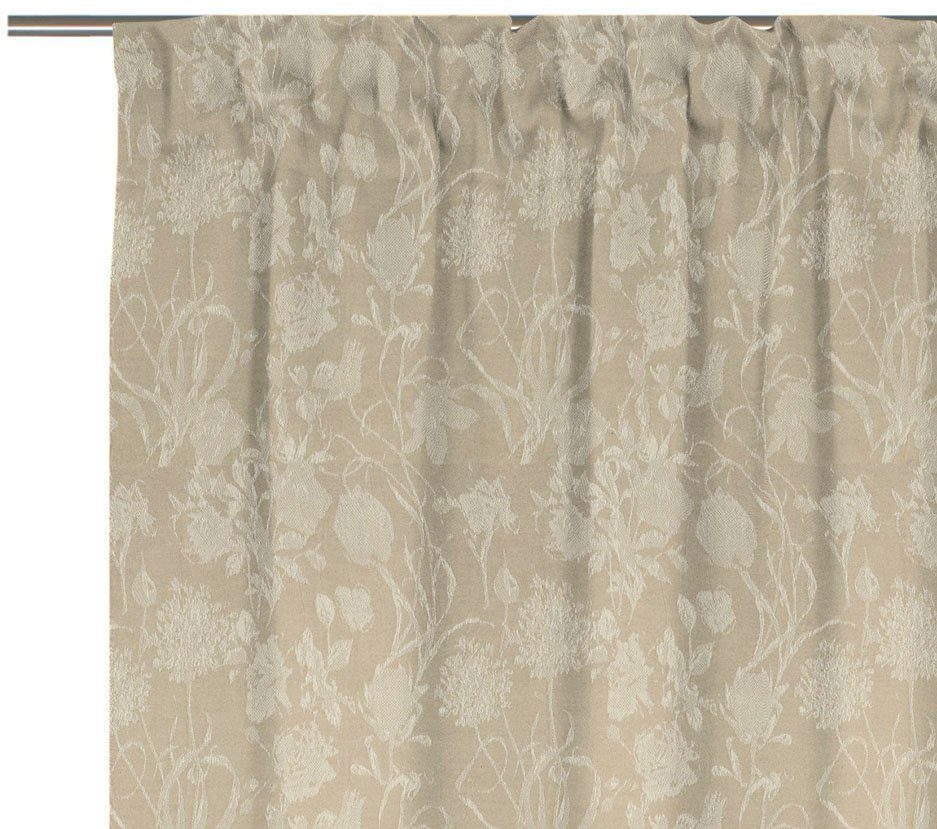 Adam Vorhang Flower Cuvée Light (1 St), Multifunktionsband, blickdicht, Jacquard, aus 100% Bio-Baumwolle