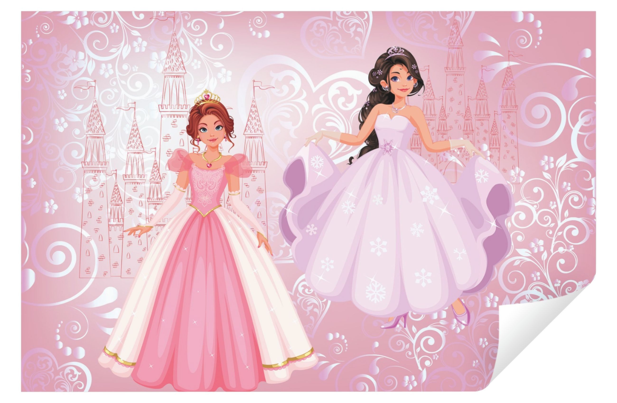 Wallarena Fototapete Kinderzimmer Mädchen Prinzessinnen Babyzimmer Mädchenz günstig online kaufen