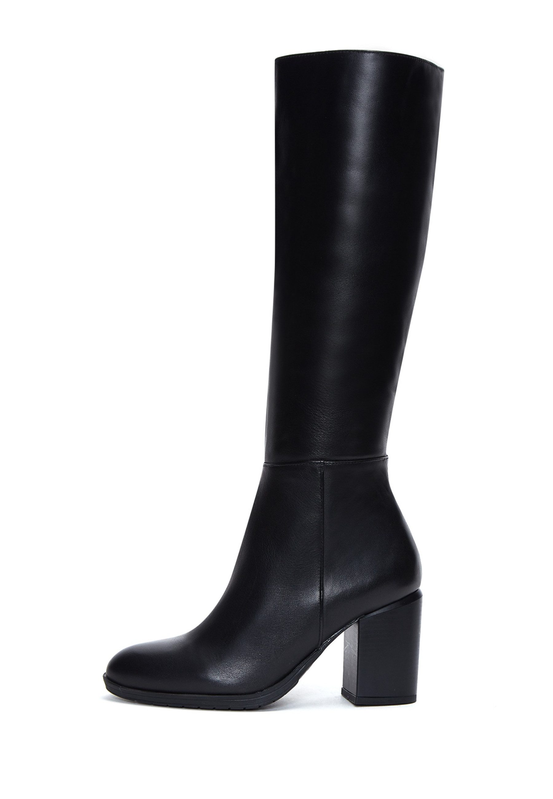 Absatzstiefel aus Leder Bootsschuh