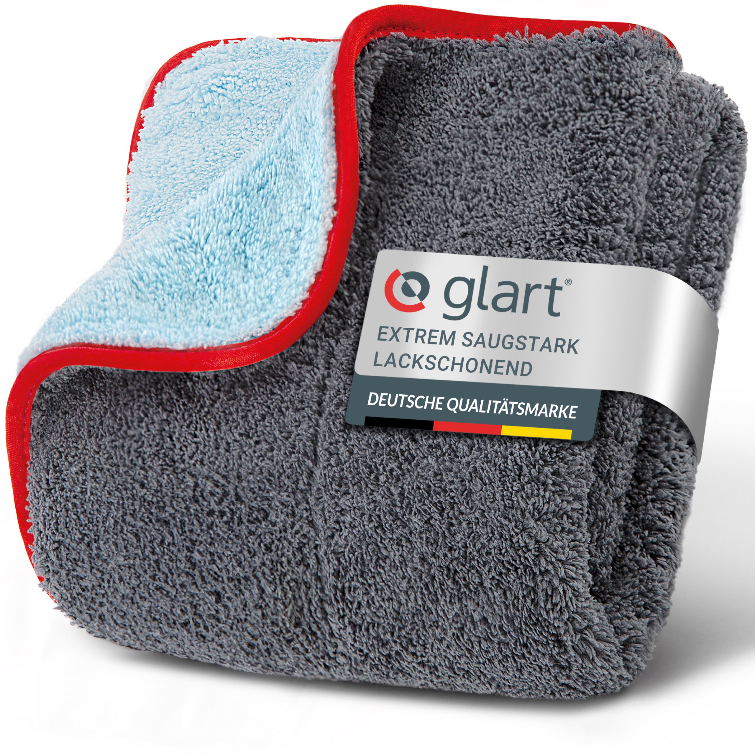 Glart 471PP Pkw Mikrofasertuch Auto Trockentuch 60x40cm Auto Poliertuch Mikrofasertuch (80% Polyester, 20% Nylon, 40x60 cm)