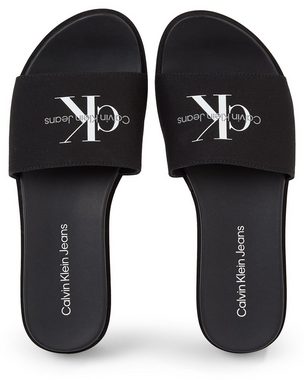 Calvin Klein Jeans FLATFORM SANDAL MET Pantolette, Plateau, Sommerschuh, Schlappen mit Plateau