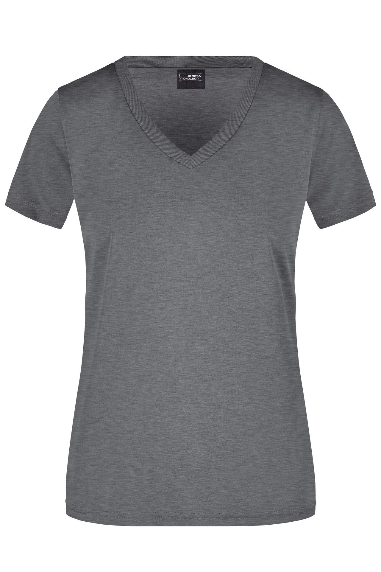 James & Nicholson T-Shirt 5er-Pack tailliertes Damen T-Shirt aus Funktionspolyester JN735 (Spar-Set, 5er-Pack) Sportshirt mit V-Ausschnitt