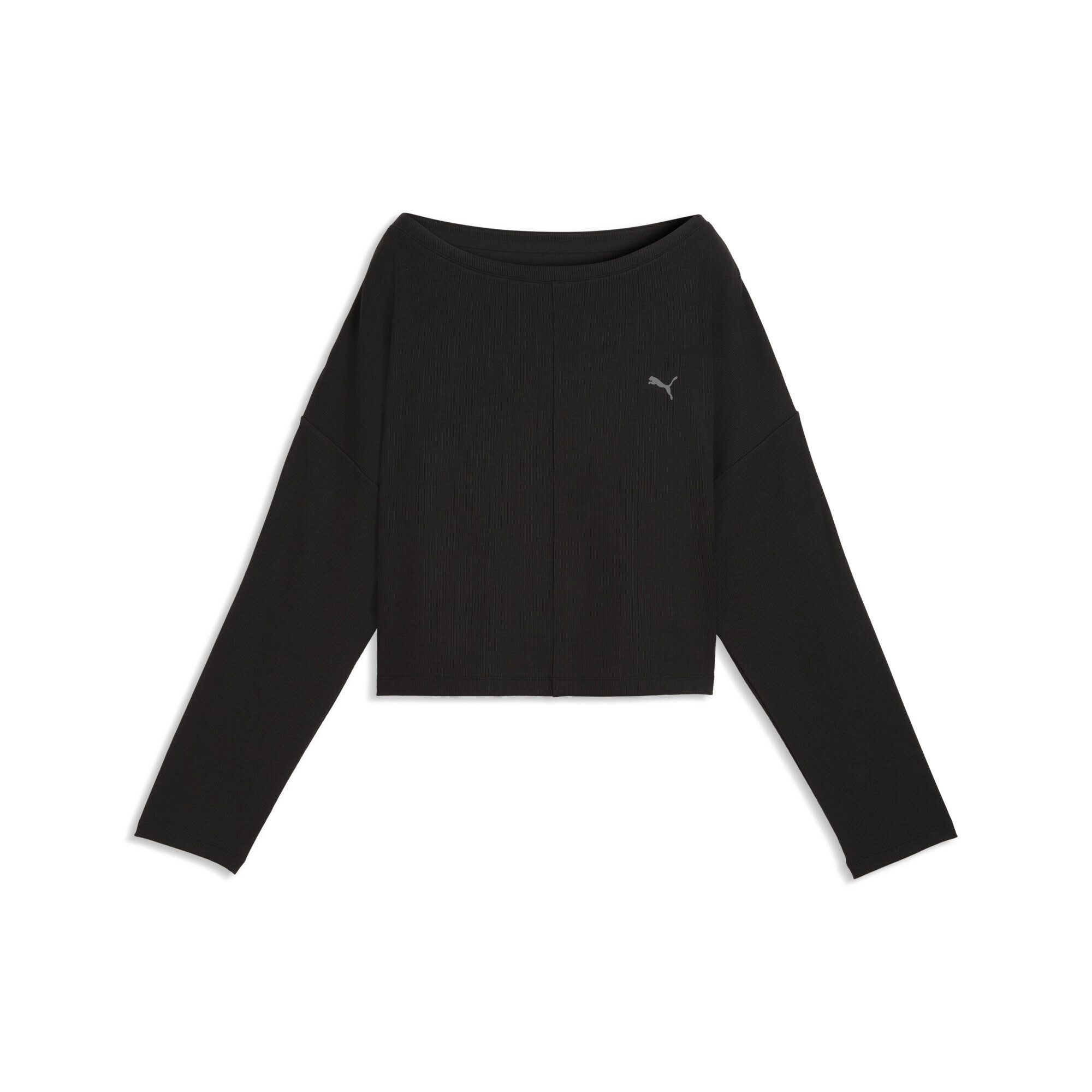 PUMA Trainingsshirt CLOUDSPUN Rib Slouch Boxy T-Shirt Damen