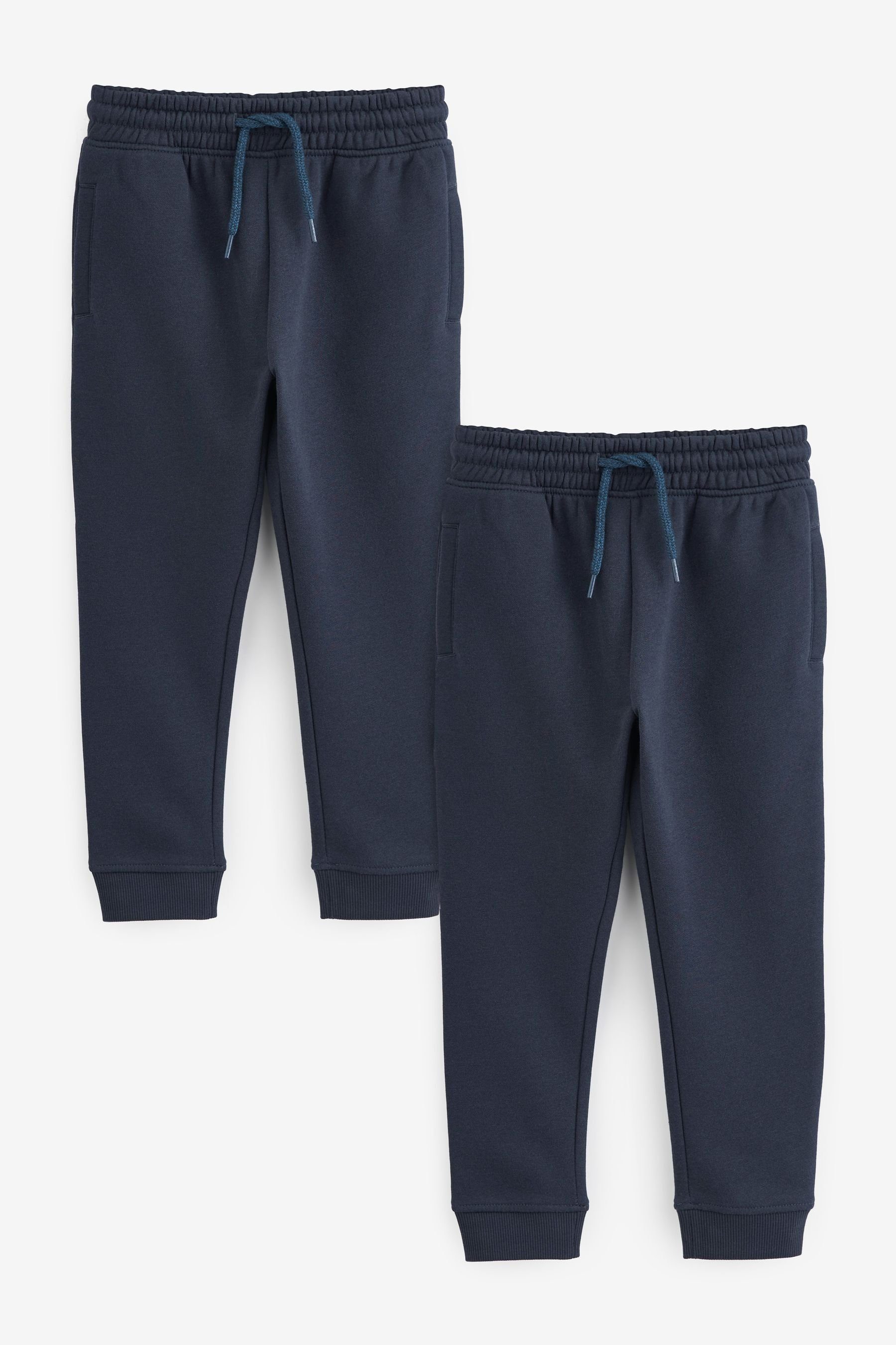 Next Jogginghose Jogginghose im Skinny Fit, 2er Pack (2-tlg) Navy