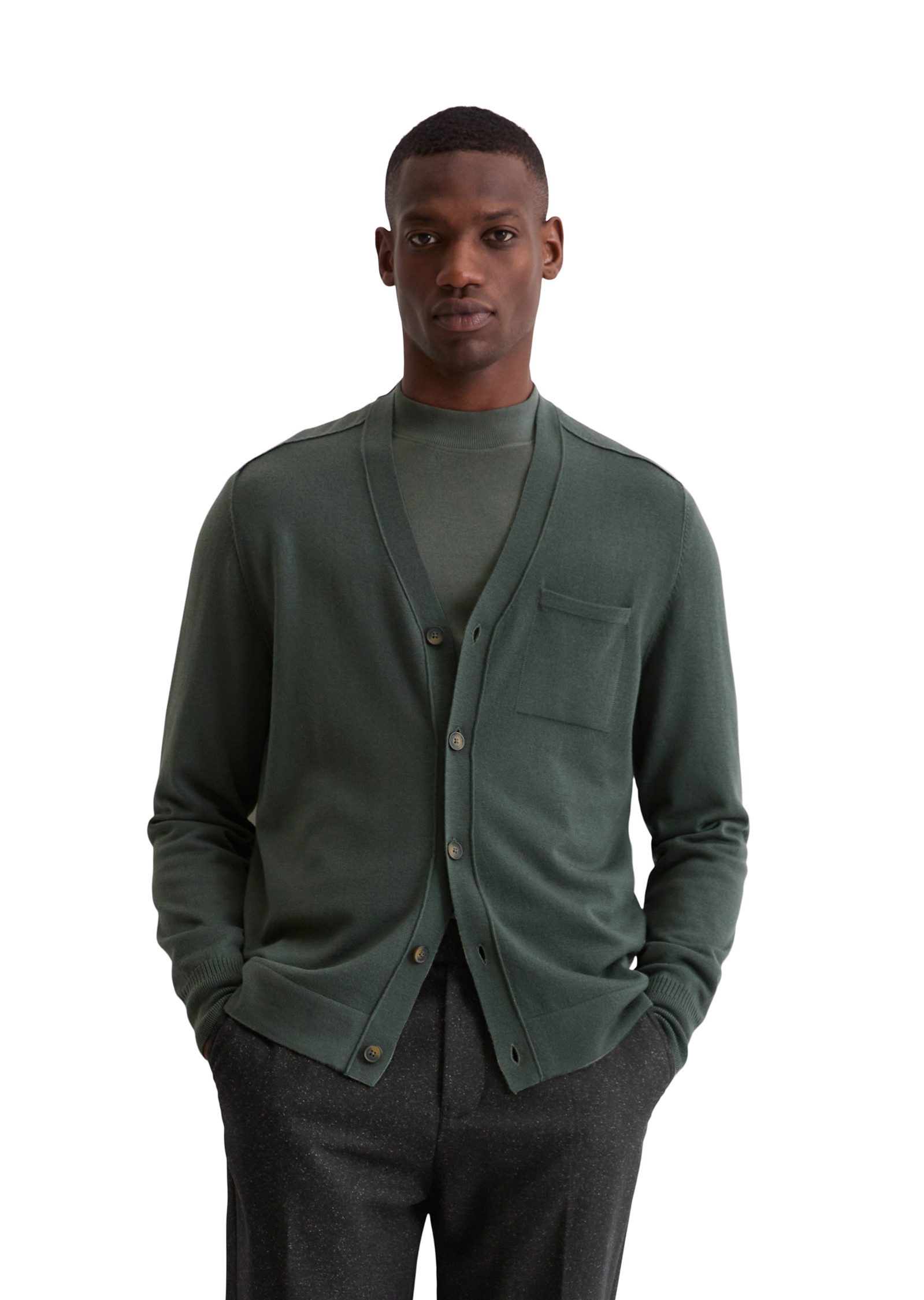 Marc O'Polo Cardigan aus weicher Merinowolle