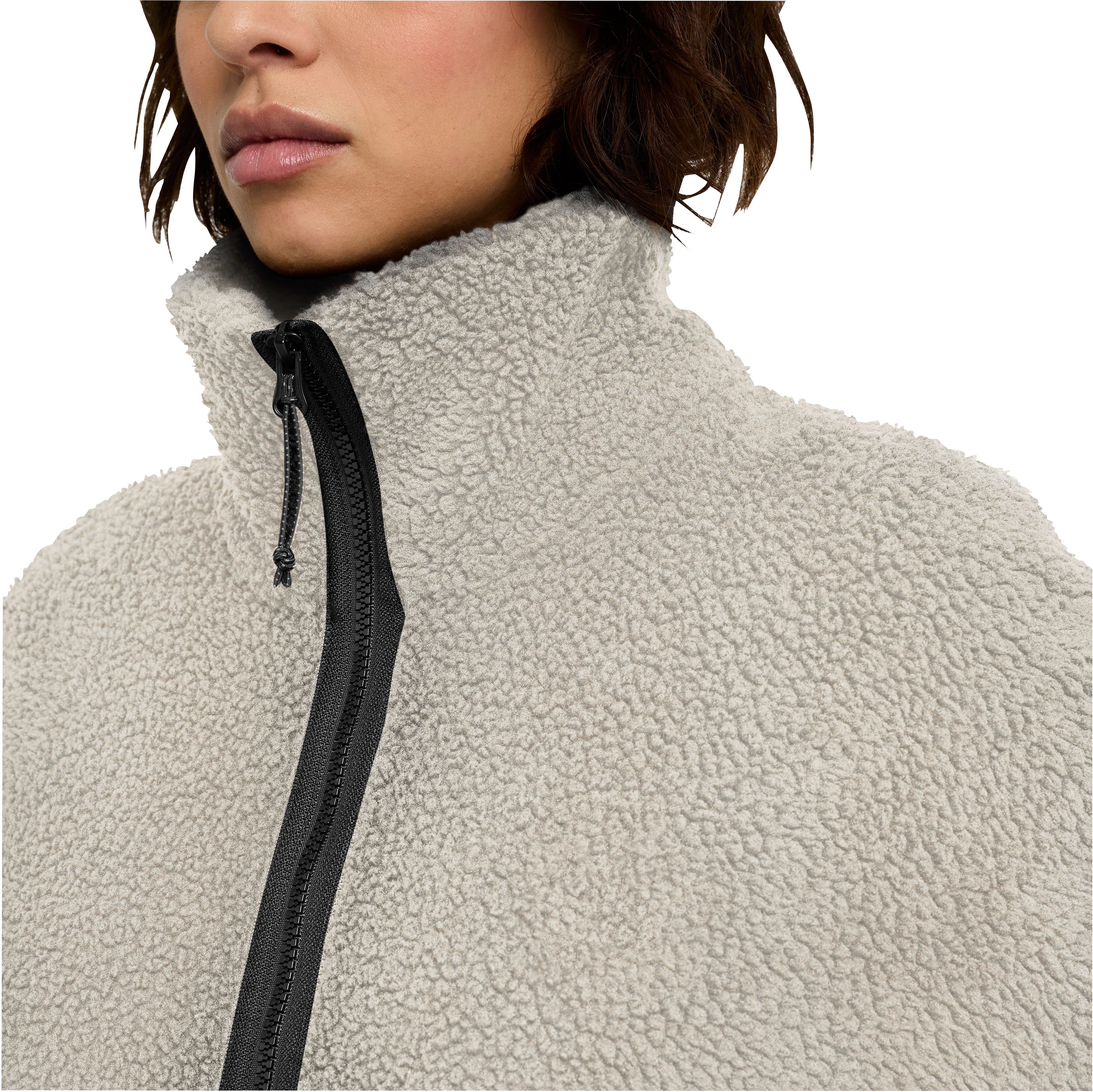 Jack Wolfskin Plüschjacke STONE LITE JKT W mit wärmender Funktion, windabweisend, atmungsaktiv, sportlicher Stil
