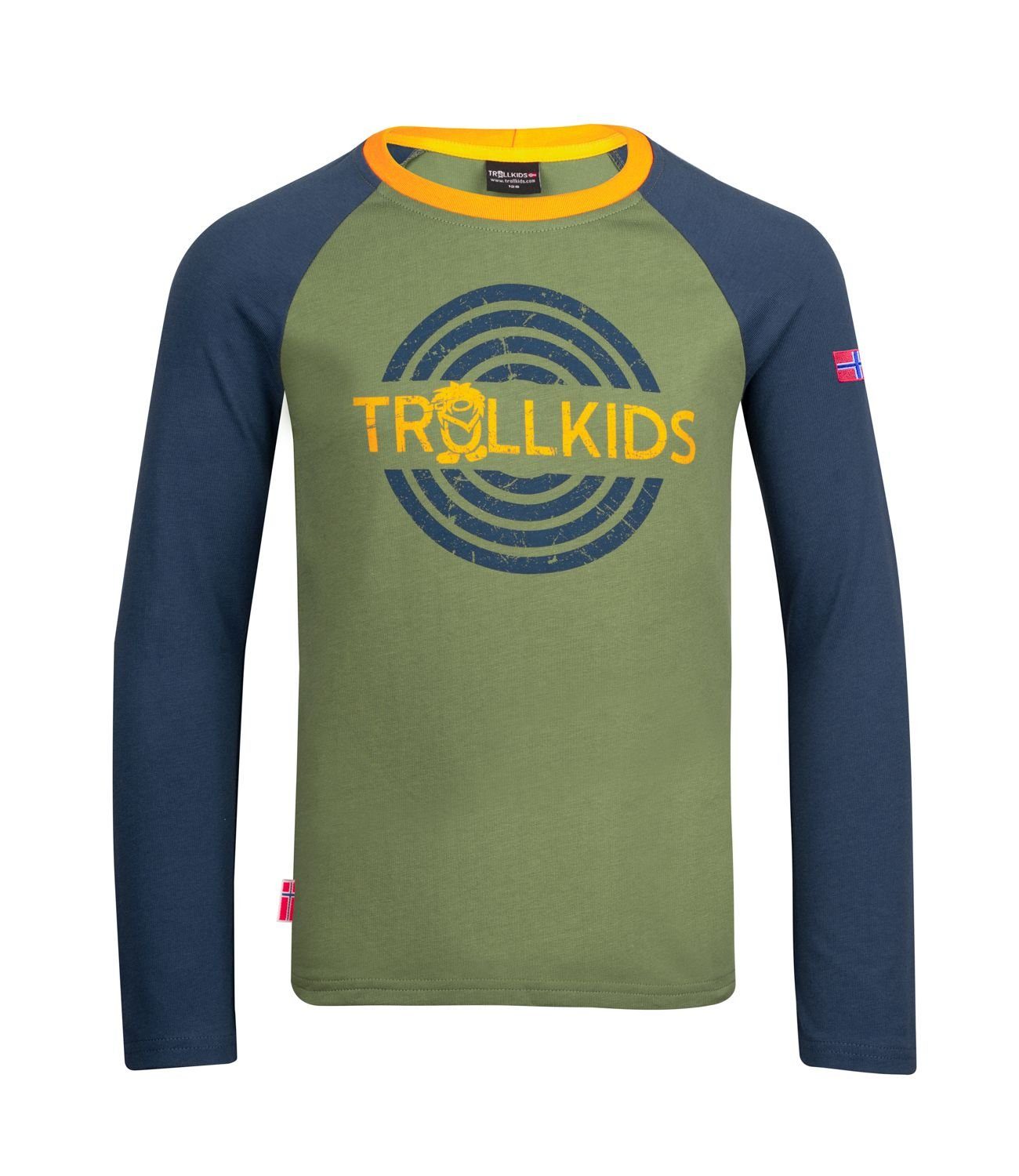 TROLLKIDS Longsleeve Preikestolen 100% Bio-Baumwolle
