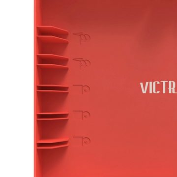 Victrola Plattenspieler Victrola Re-Spin Plattenspieler (Victrola-Plattenspieler mit 3 Abspielgeschwindigkeiten (33 1/3, 45, 78 RPM) I Hervorragende Musikqualität bei höherer Lautstärke und tiefem Bass, ohne Klarheit einzubüßen Ideal für Einsteiger und Vintage-Liebhaber I In einem modernen Koffer mit praktischem Tragegriff Victrolas Mischung aus Retro- und modernem Design gibt Plattenliebhabern die Flexibilität, ihre Musik zu hören, wo und wie Sie möchtenI Die Vinyl Safe-Technologie mit vibrationsfreien Lagern verhindert, dass die Nadel springt und kratzt, während der abnehmbare Deckel als Ständer für bis zu fünf Platten dient I Integrierte Stereo-Lautsprecher, Bluetooth)