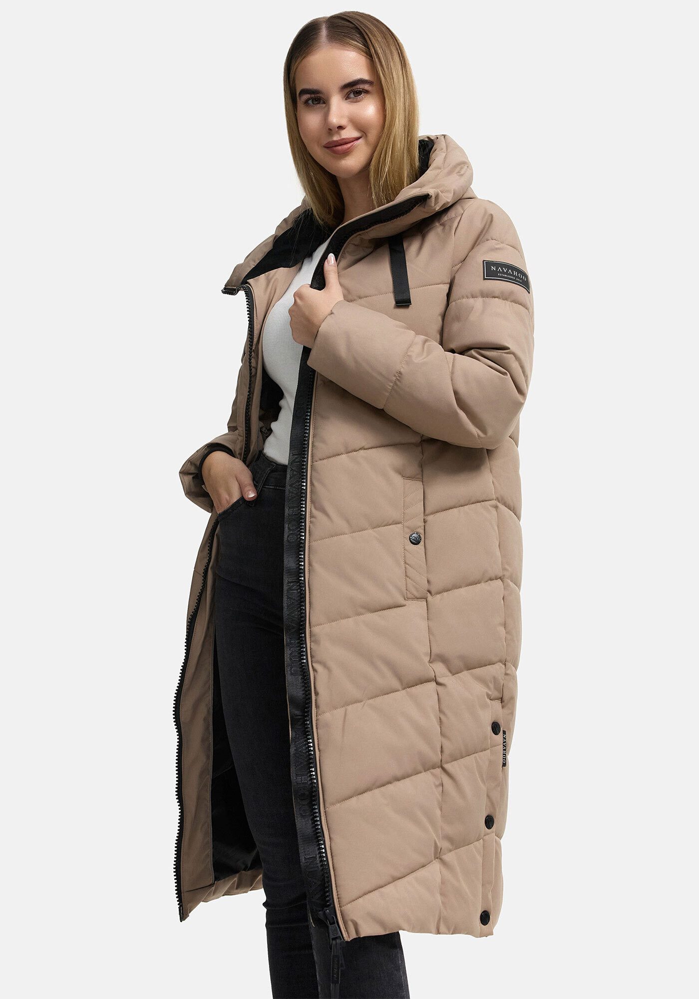 Navahoo Winterjacke Schmatzibär mit weichem Teddyfell innen