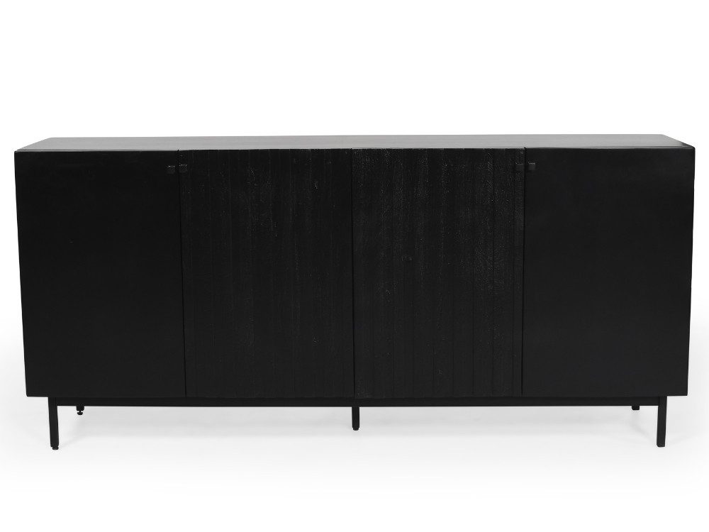 WOLF MÖBEL Sideboard (175 x 40 x 80), FLUETE Kommode mit 4 Türen