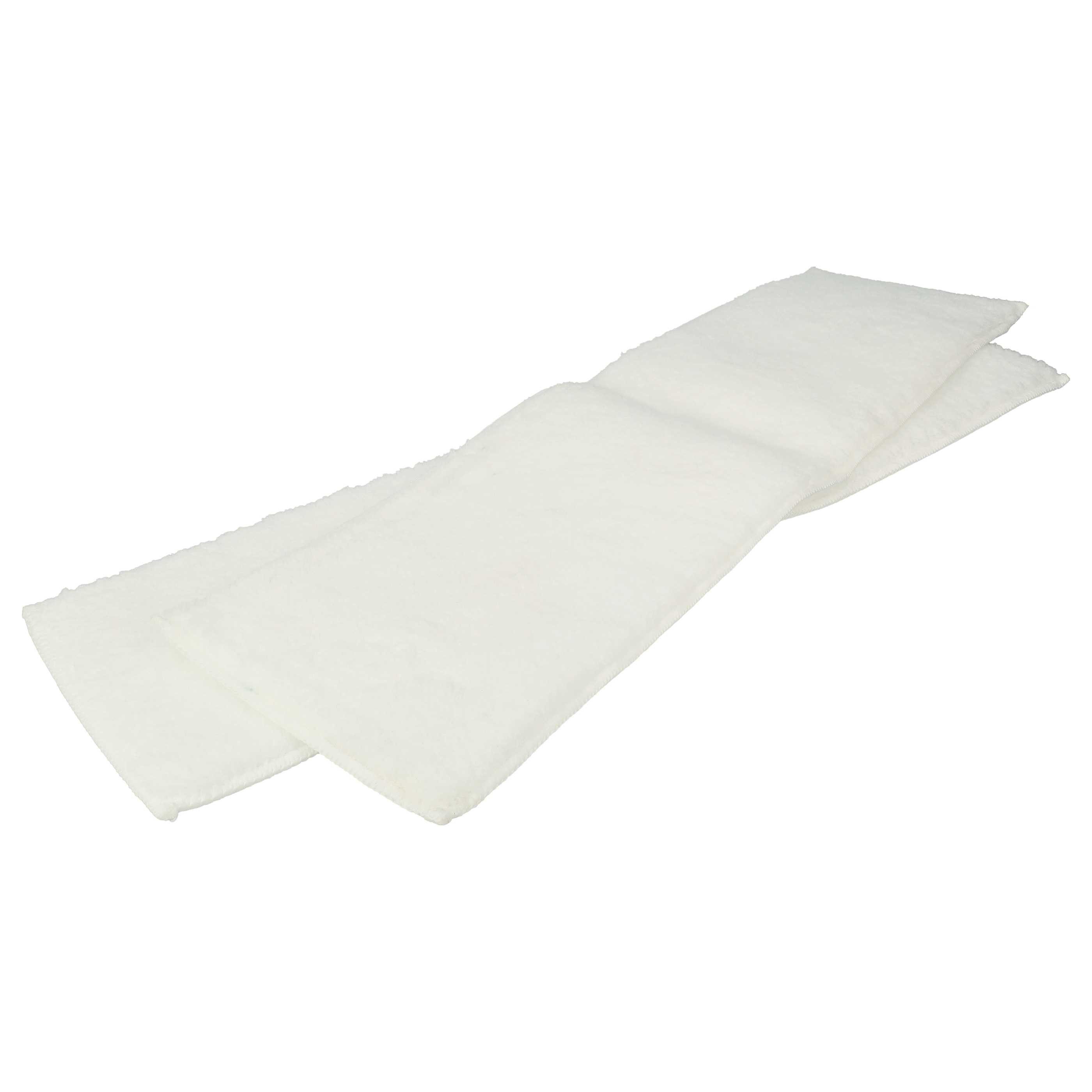 vhbw passend für Kärcher K 1501, DE 4002, K 1102, K 1201, K 1401 plus Wischbezug (Mikrofaser, 11.4)