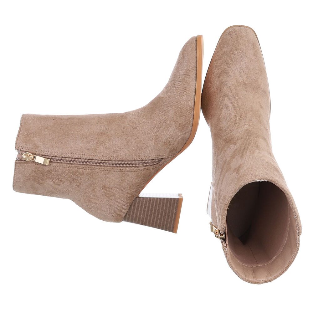 Ital-Design Elegante Stiefelette mit Blockabsatz für Damen Stiefelette (901 günstig online kaufen